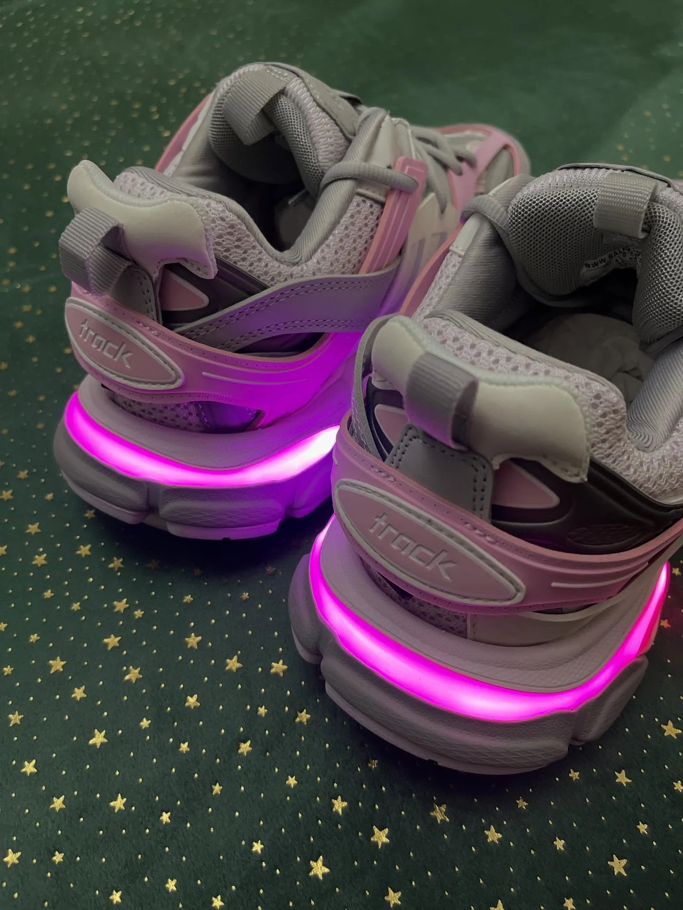 Balenciaga Track Led Grey Pink, imaginea 10