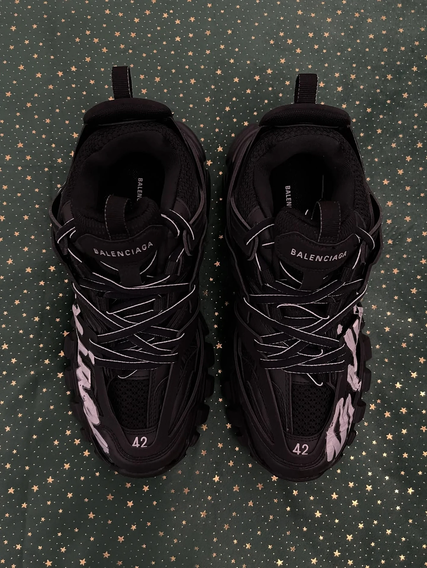 Balenciaga Track Signature Black, imaginea 3