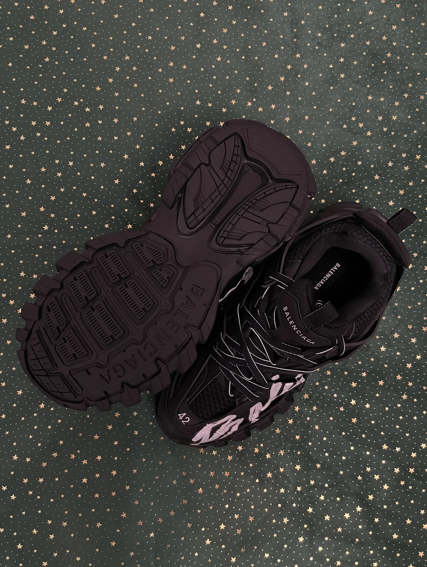 Balenciaga Track Signature Black, imaginea 8