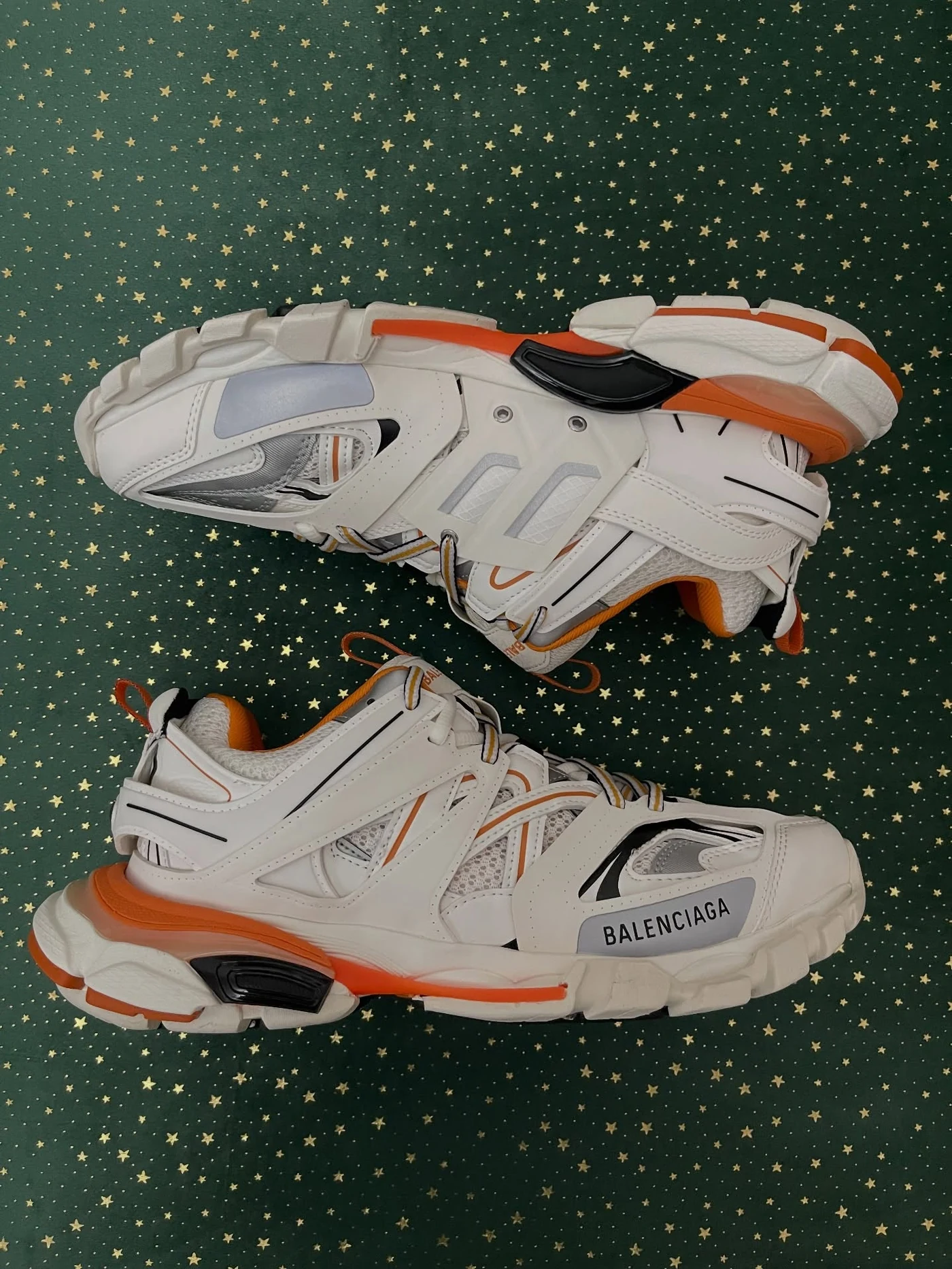 Balenciaga Track White Orange, imaginea 2