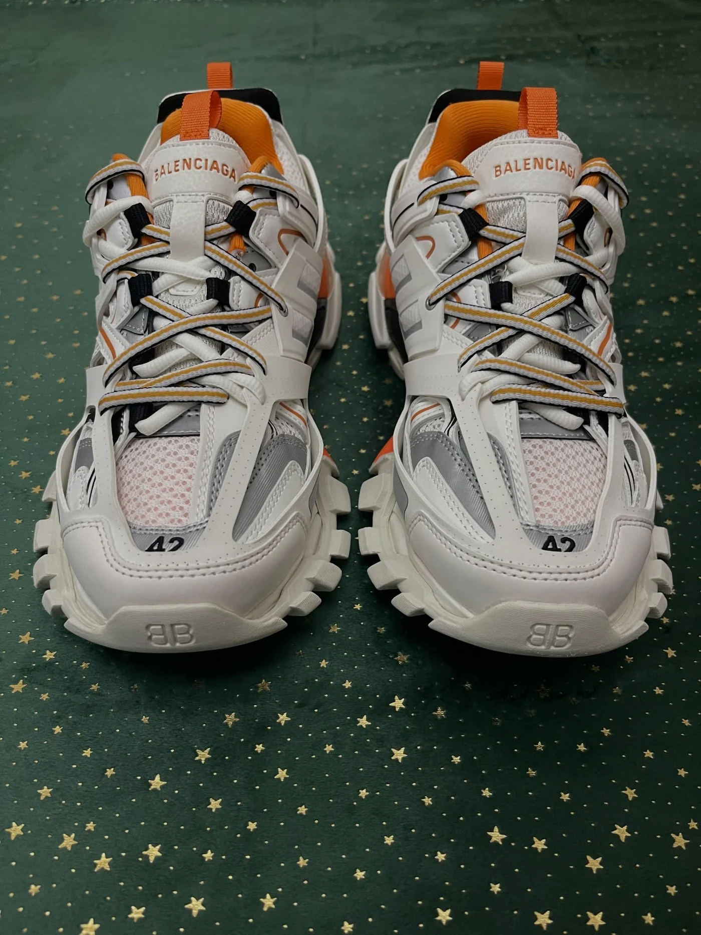Balenciaga Track White Orange, imaginea 6