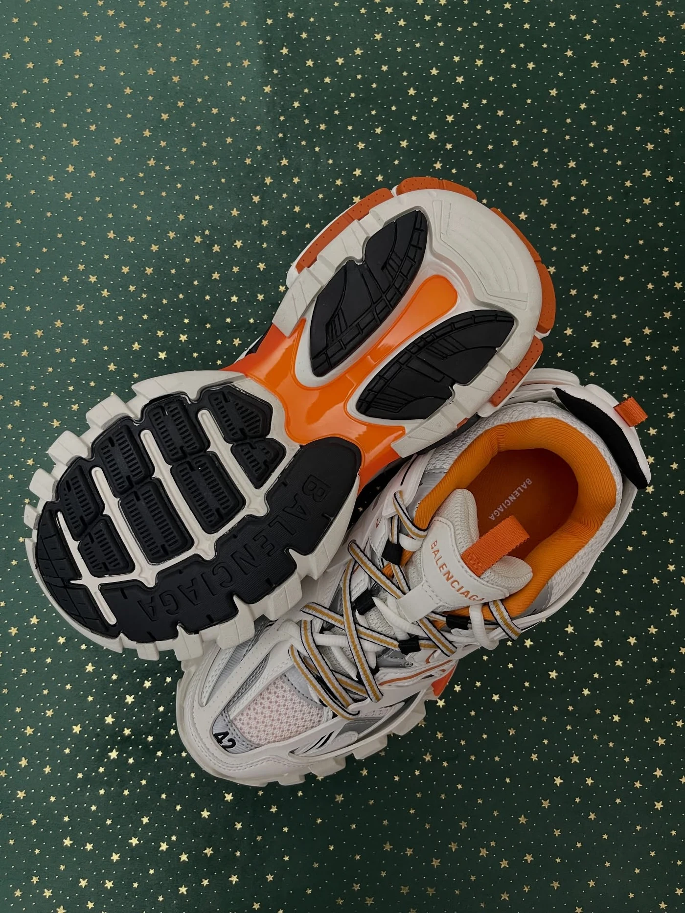 Balenciaga Track White Orange, imaginea 8