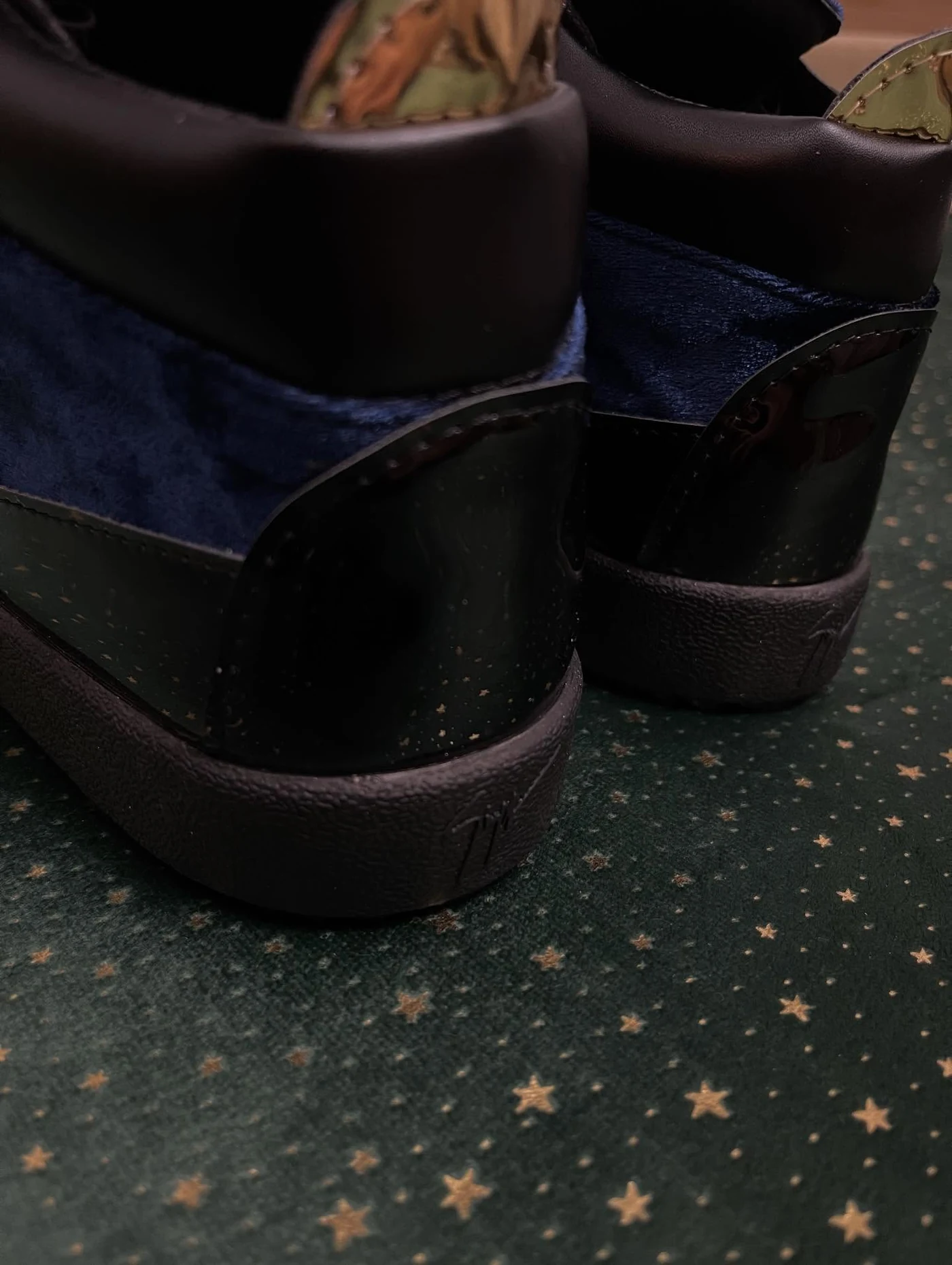 Giuseppe Zanotti Kriss Blue Velvet Mid, imaginea 11