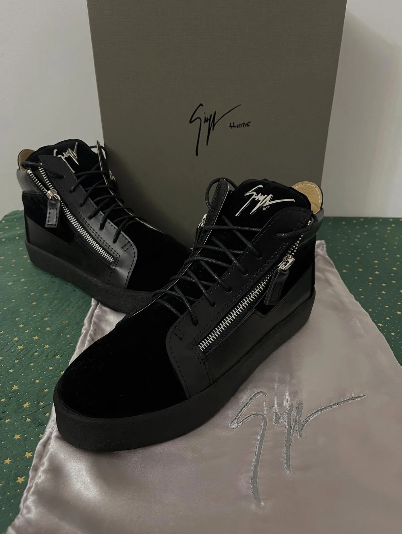 Giuseppe Zanotti Kriss Velvet Mid Matte Trim, imaginea 13