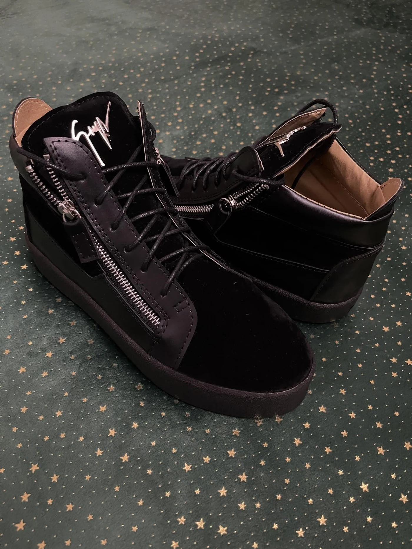 Giuseppe Zanotti Kriss Velvet Mid Matte Trim, imaginea 8