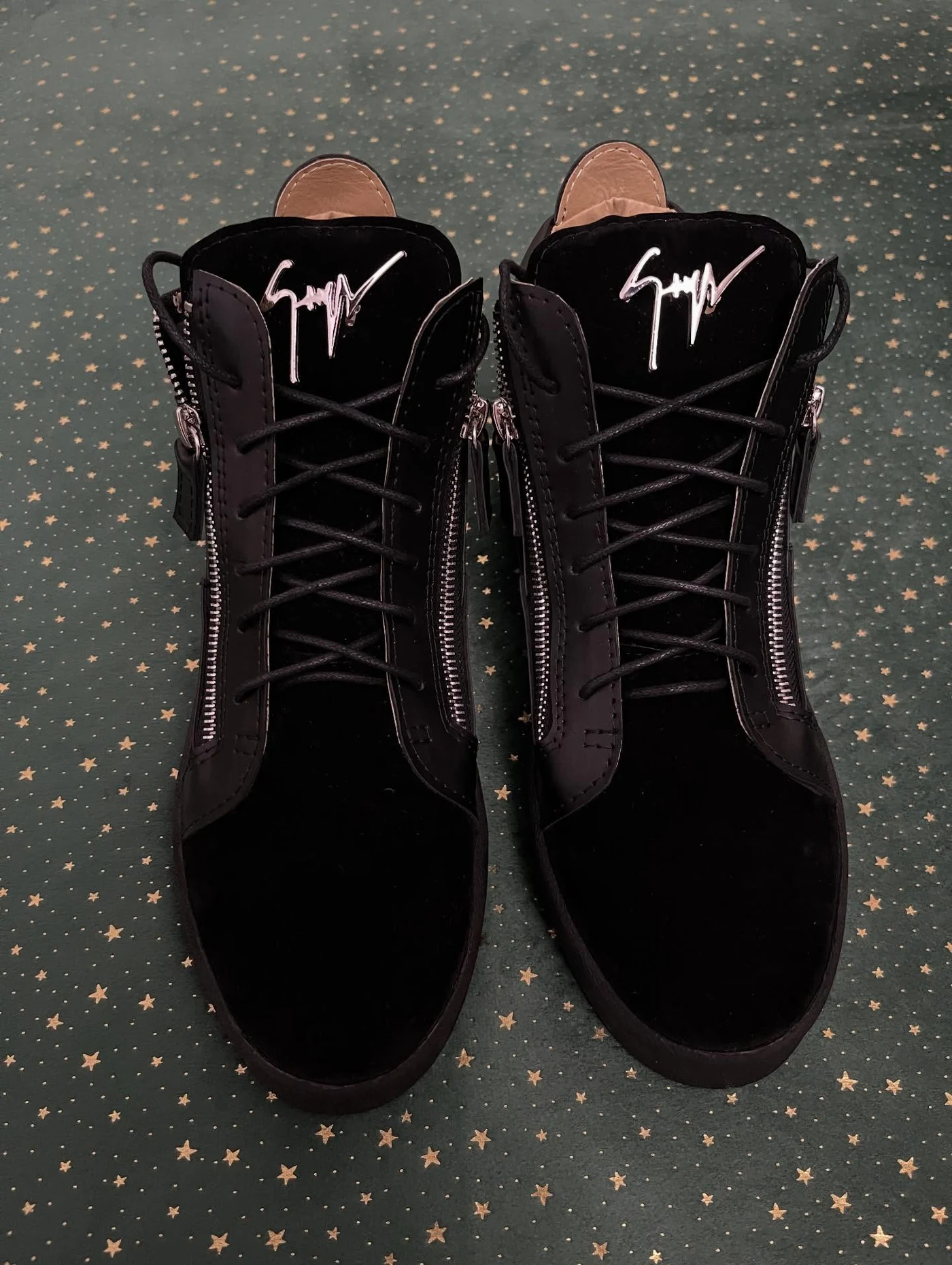 Giuseppe Zanotti Kriss Velvet Mid Matte Trim, imaginea 9