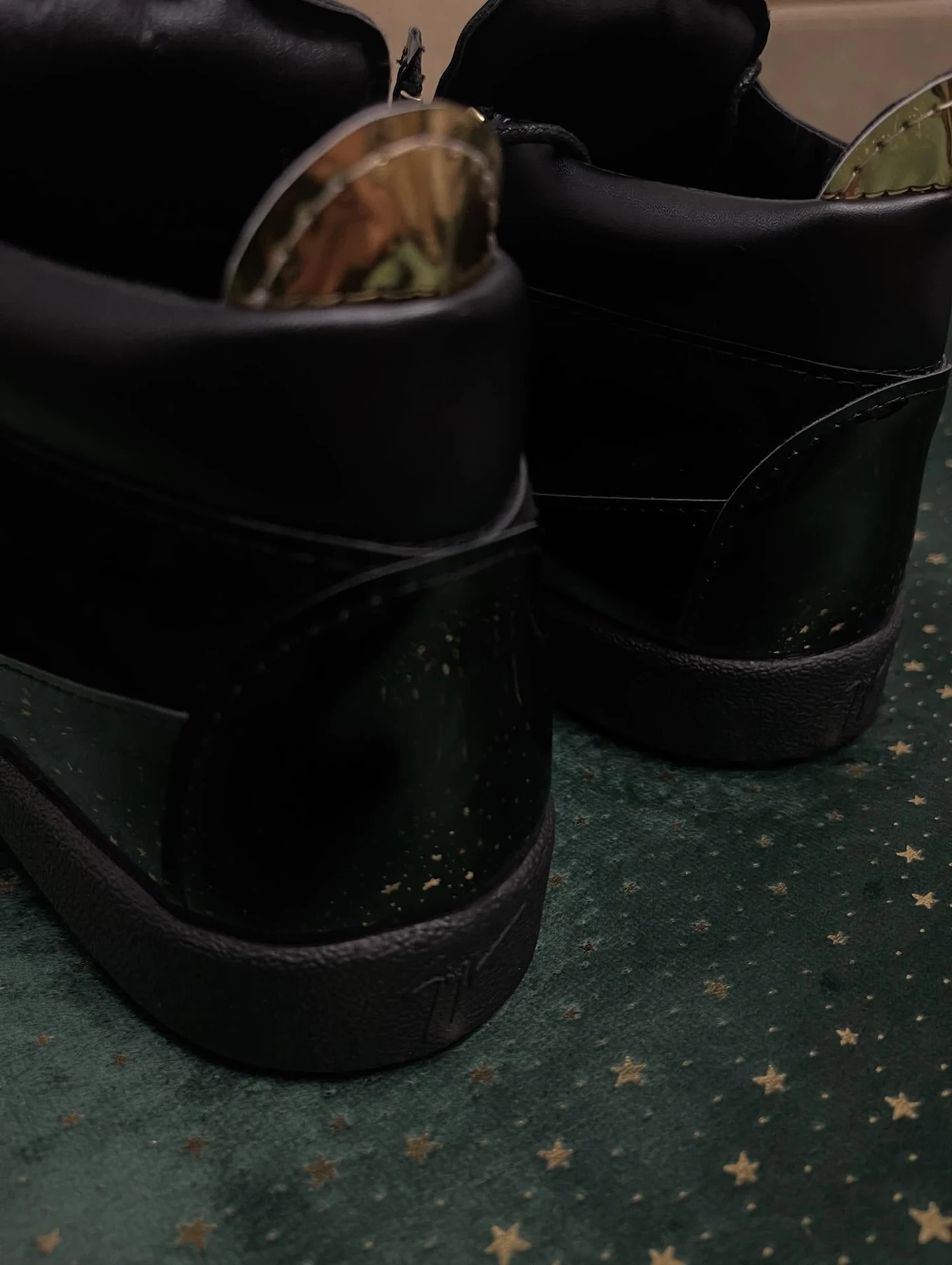 Giuseppe Zanotti Kriss Velvet Mid Patent Trim, imaginea 11