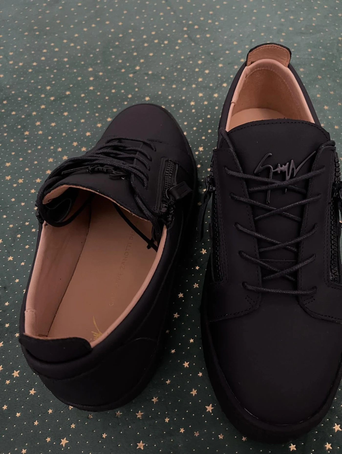 Giuseppe Zanotti Lace-Up Leather, imaginea 5