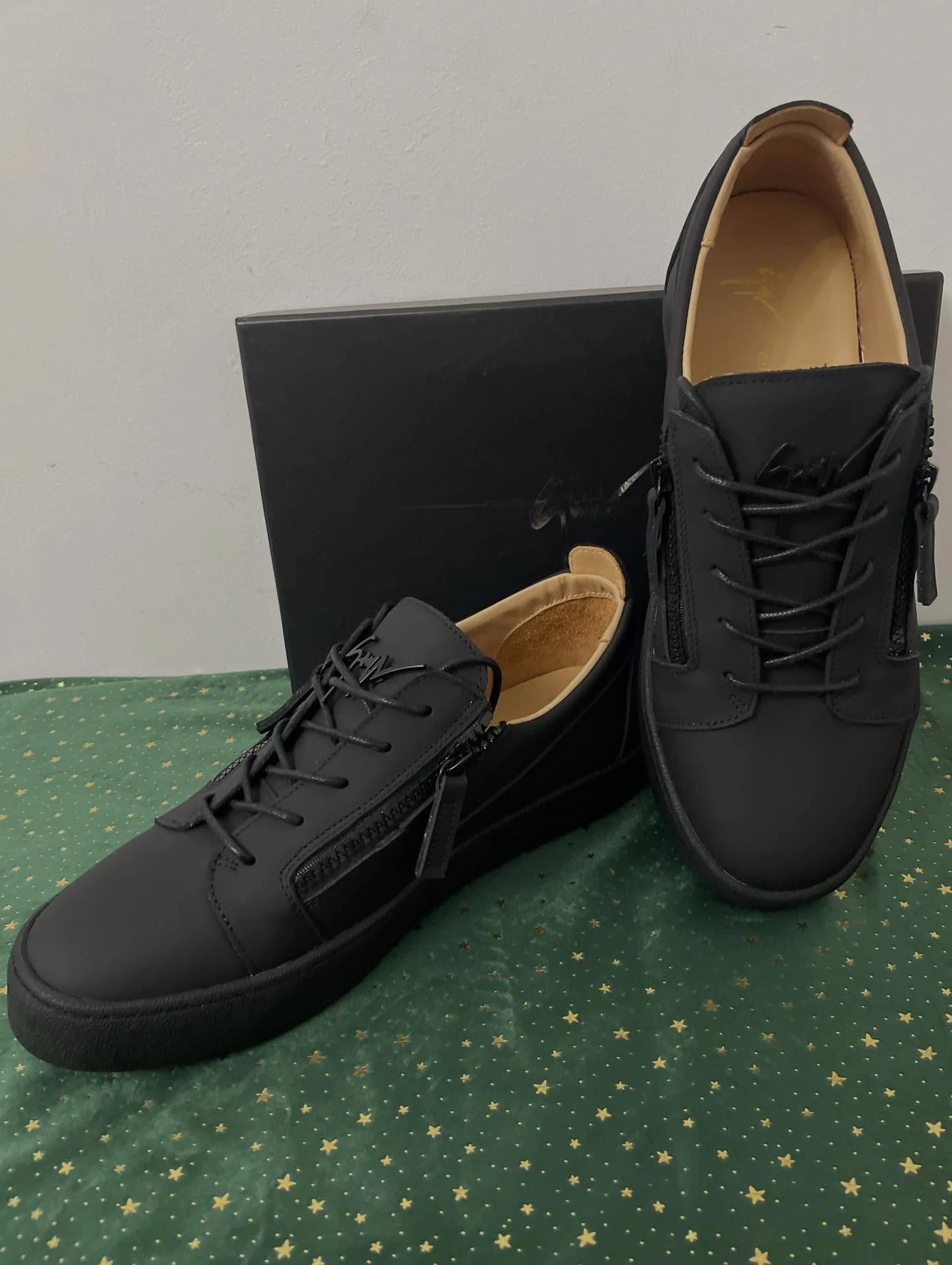 Giuseppe Zanotti Lace-Up Leather, imaginea 9