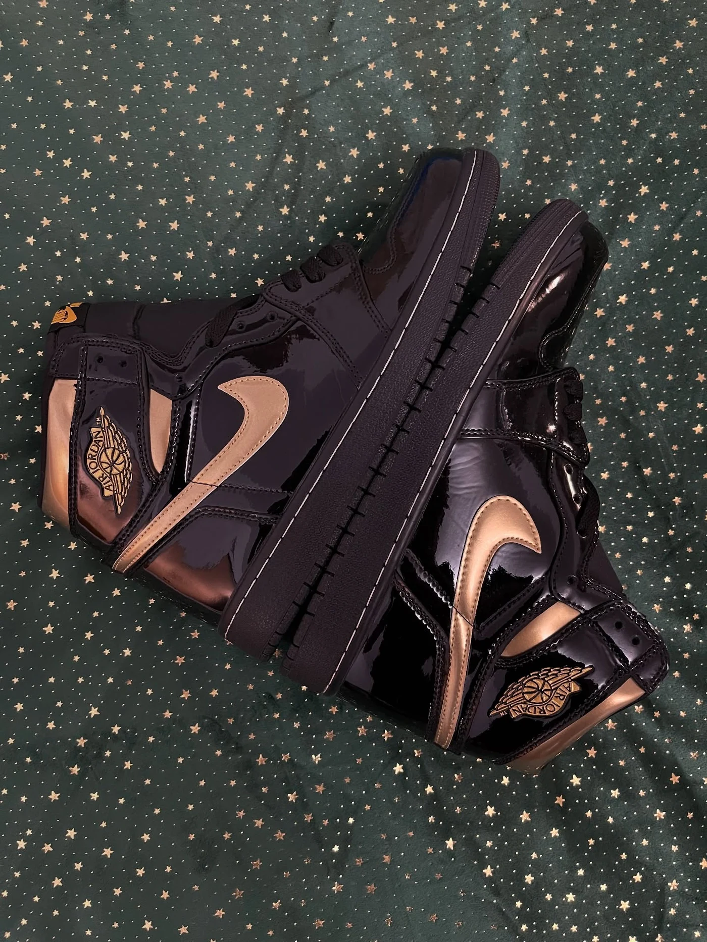Jordan 1 Black Metallic Gold, imaginea 5
