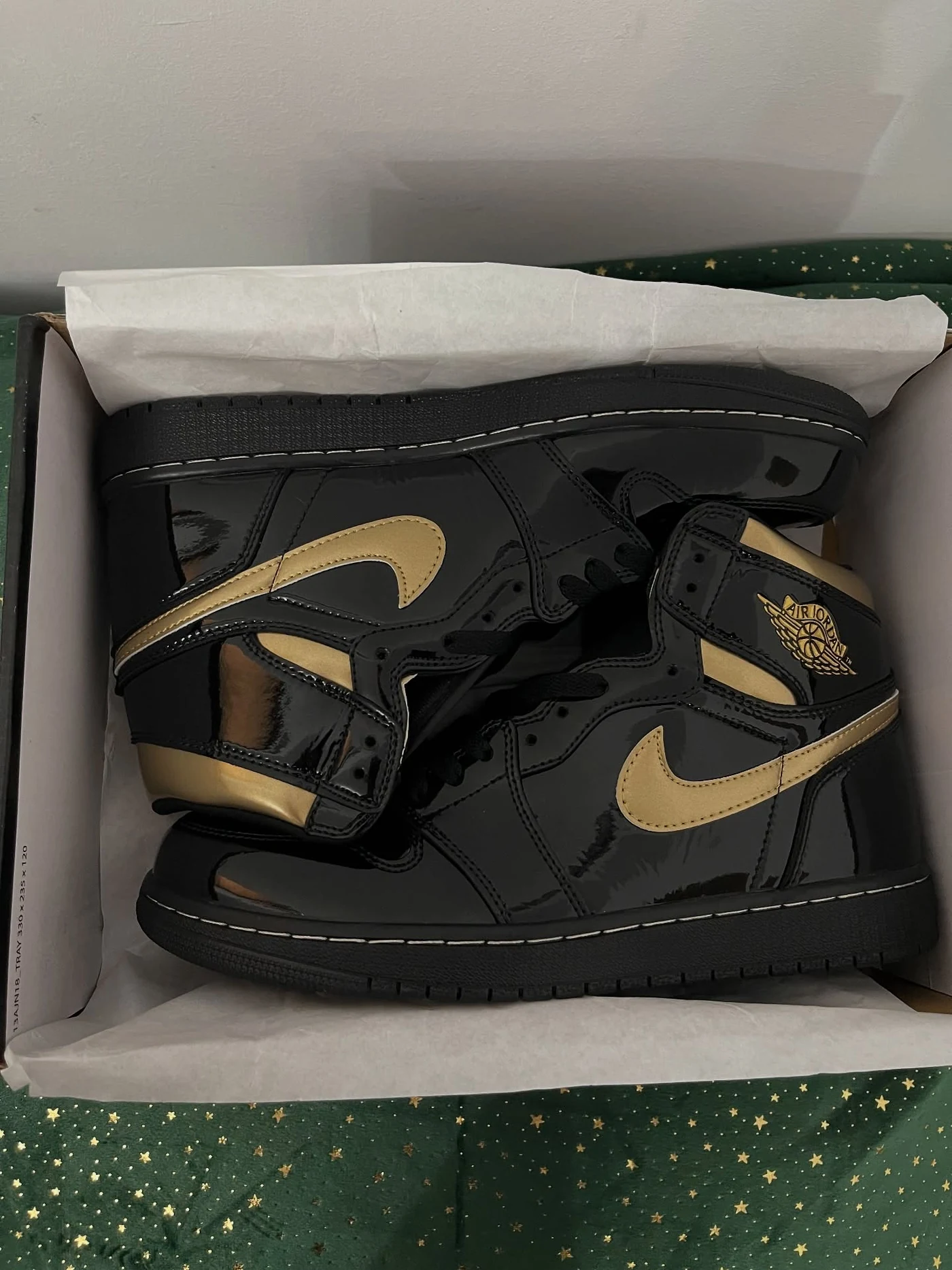 Jordan 1 Black Metallic Gold, imaginea 6