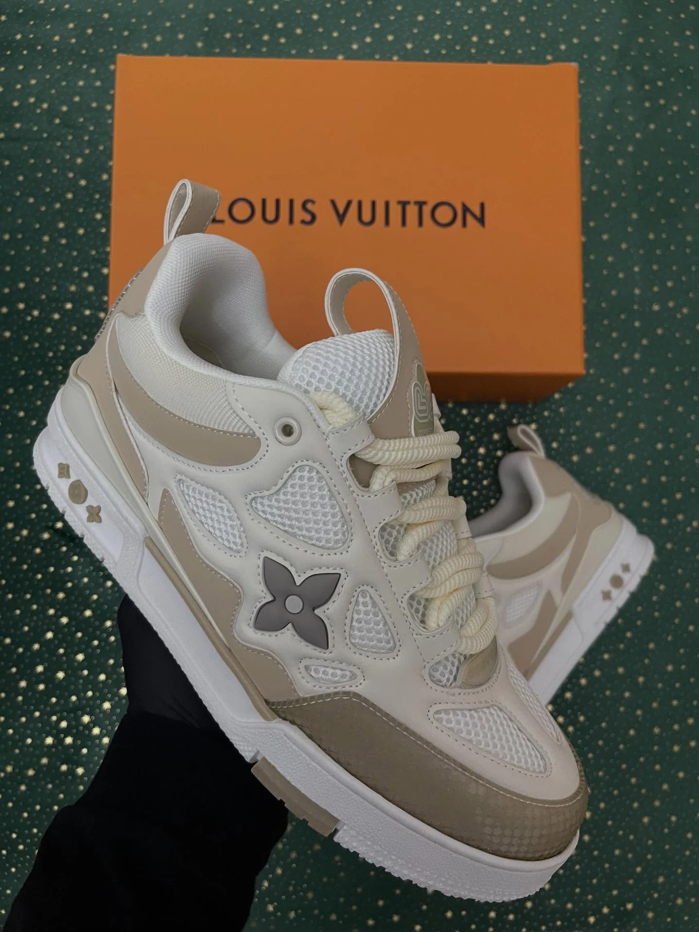 LV Skate Beige White, imaginea 3