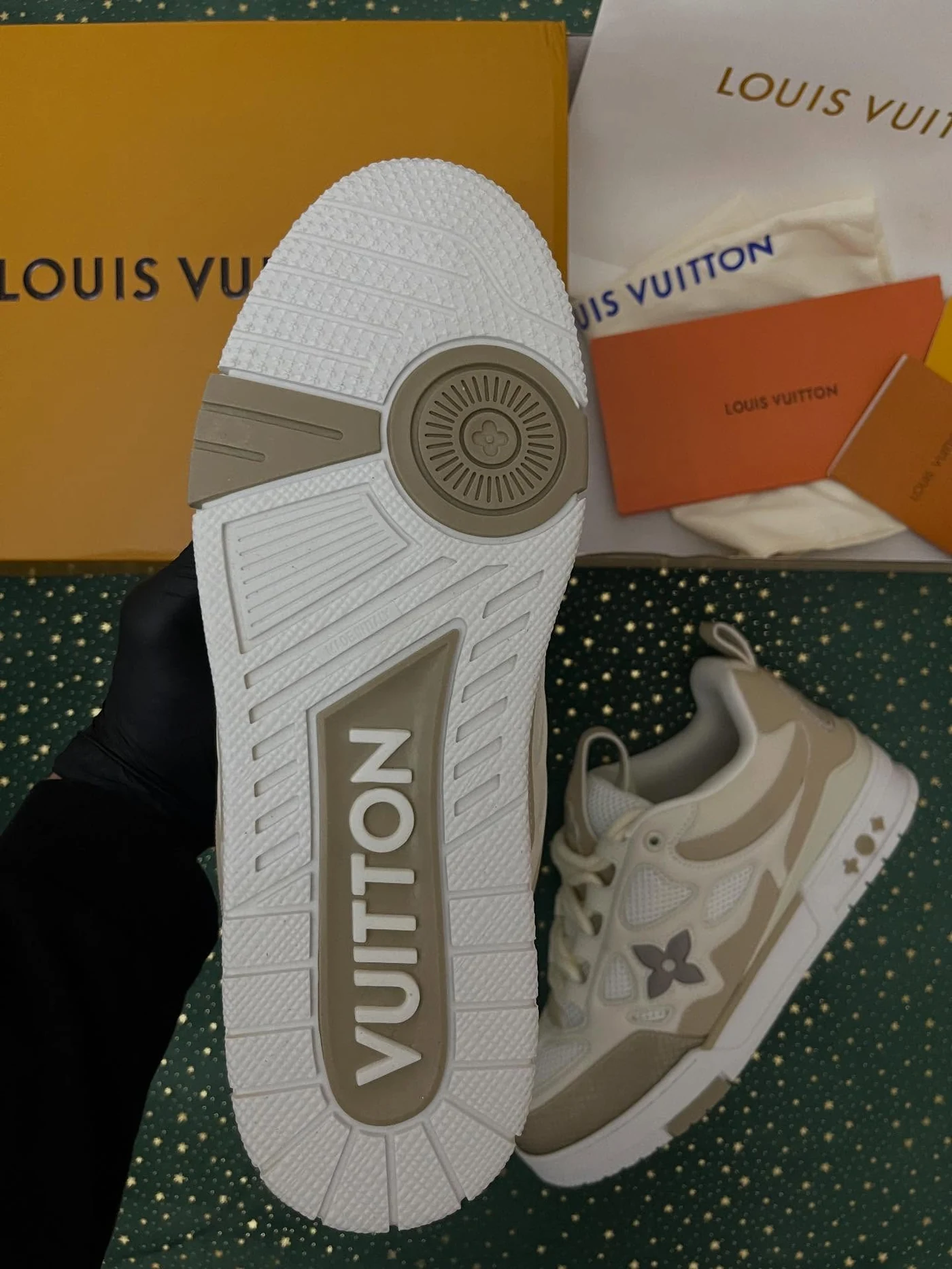LV Skate Beige White, imaginea 9