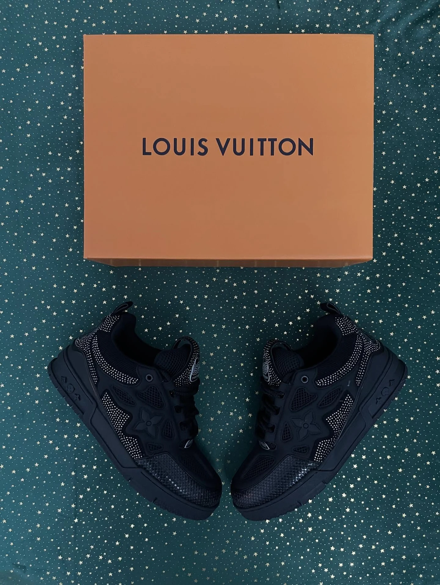 LV Skate Black Silver Crystal, imaginea 2