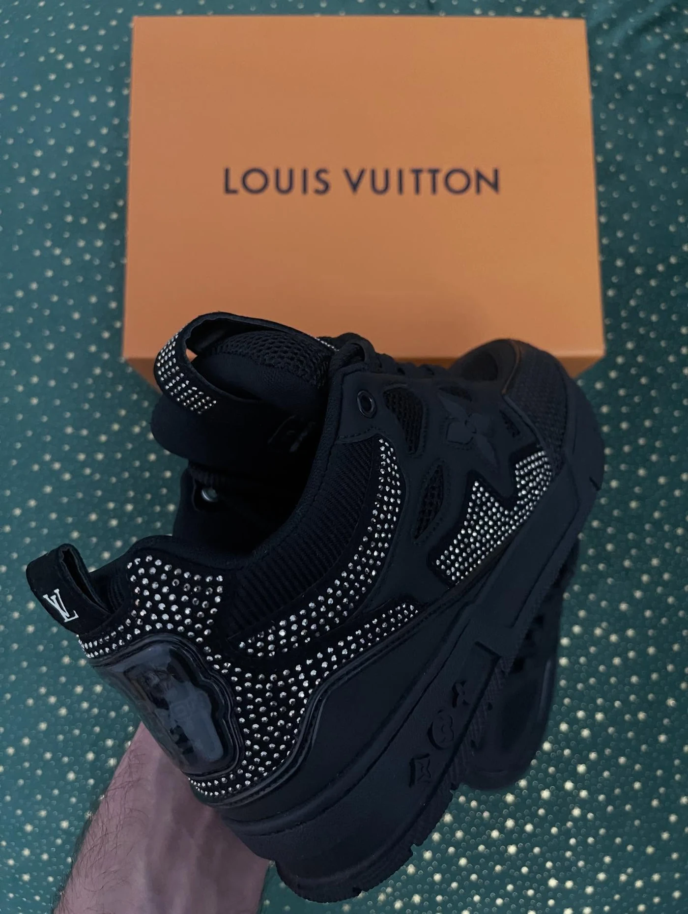LV Skate Black Silver Crystal, imaginea 4