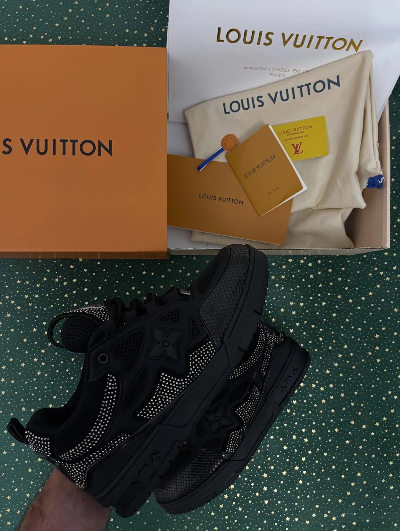 LV Skate Black Silver Crystal, imaginea 7