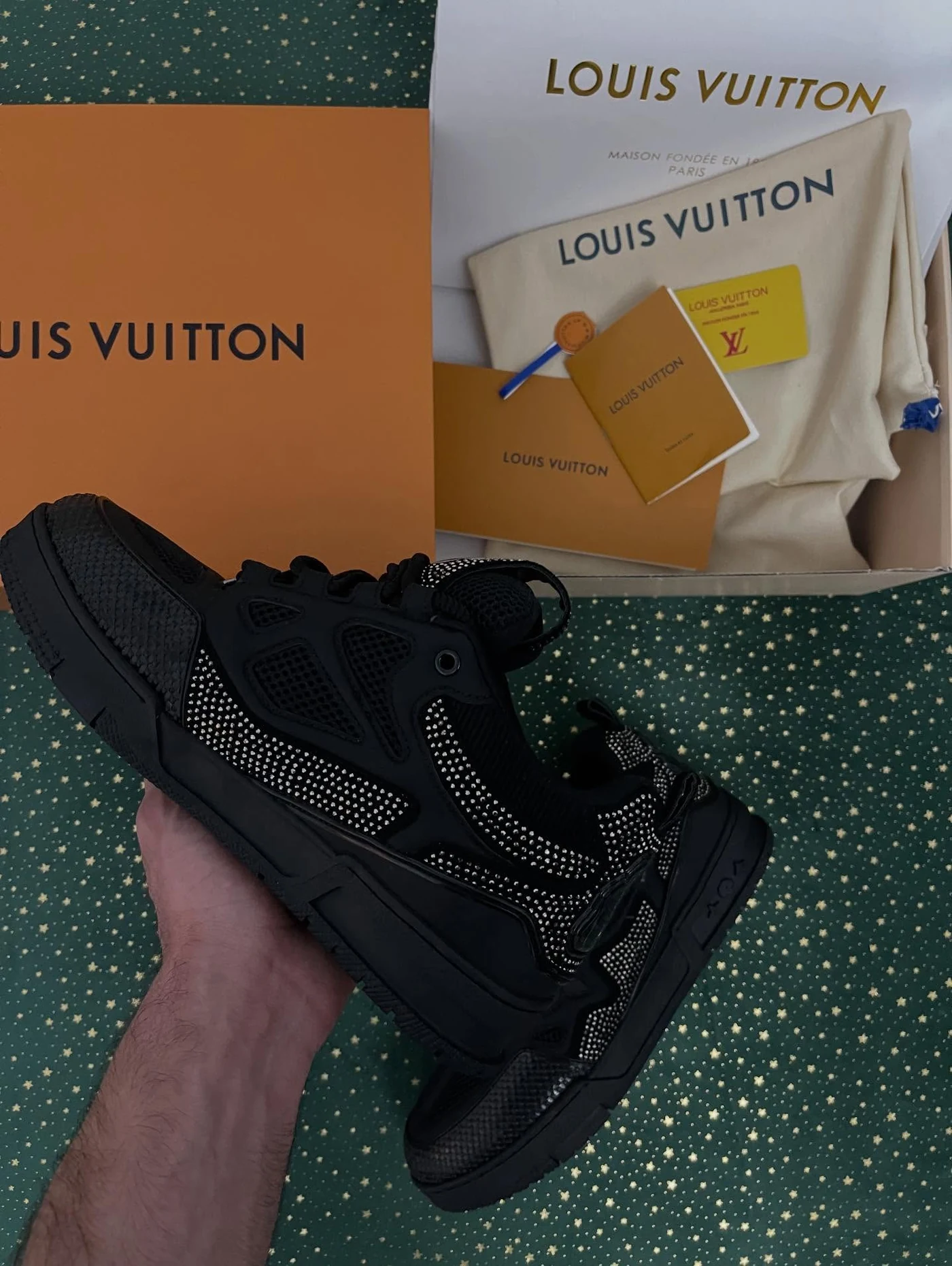 LV Skate Black Silver Crystal, imaginea 8