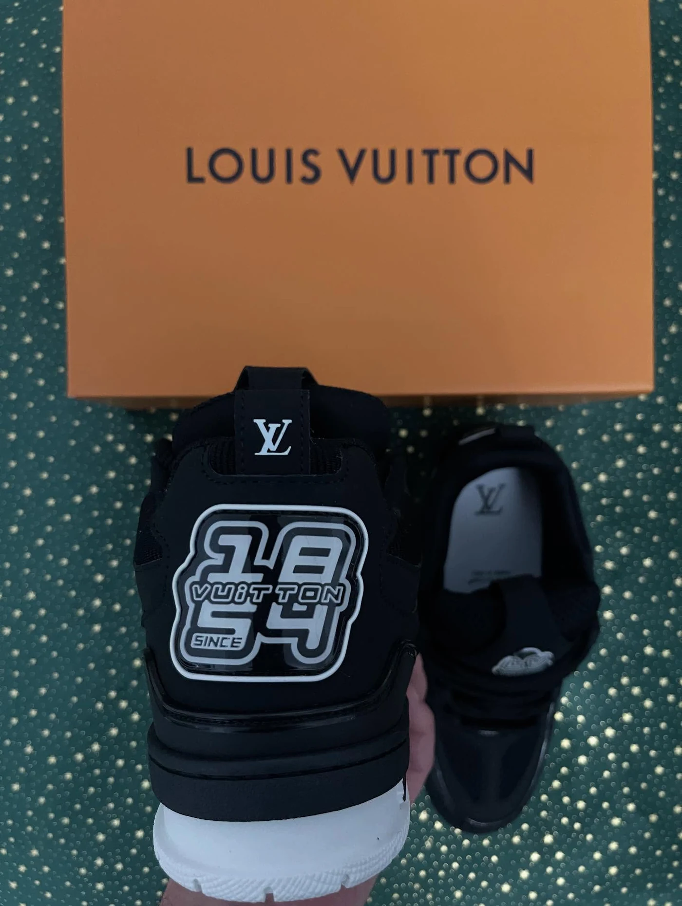 LV Skate Black White Matte Finish, imaginea 6