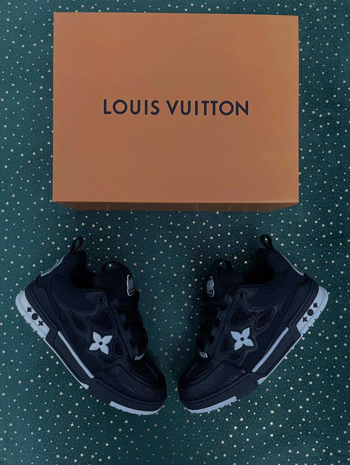 LV Skate Black White Satin Finish, imaginea 2