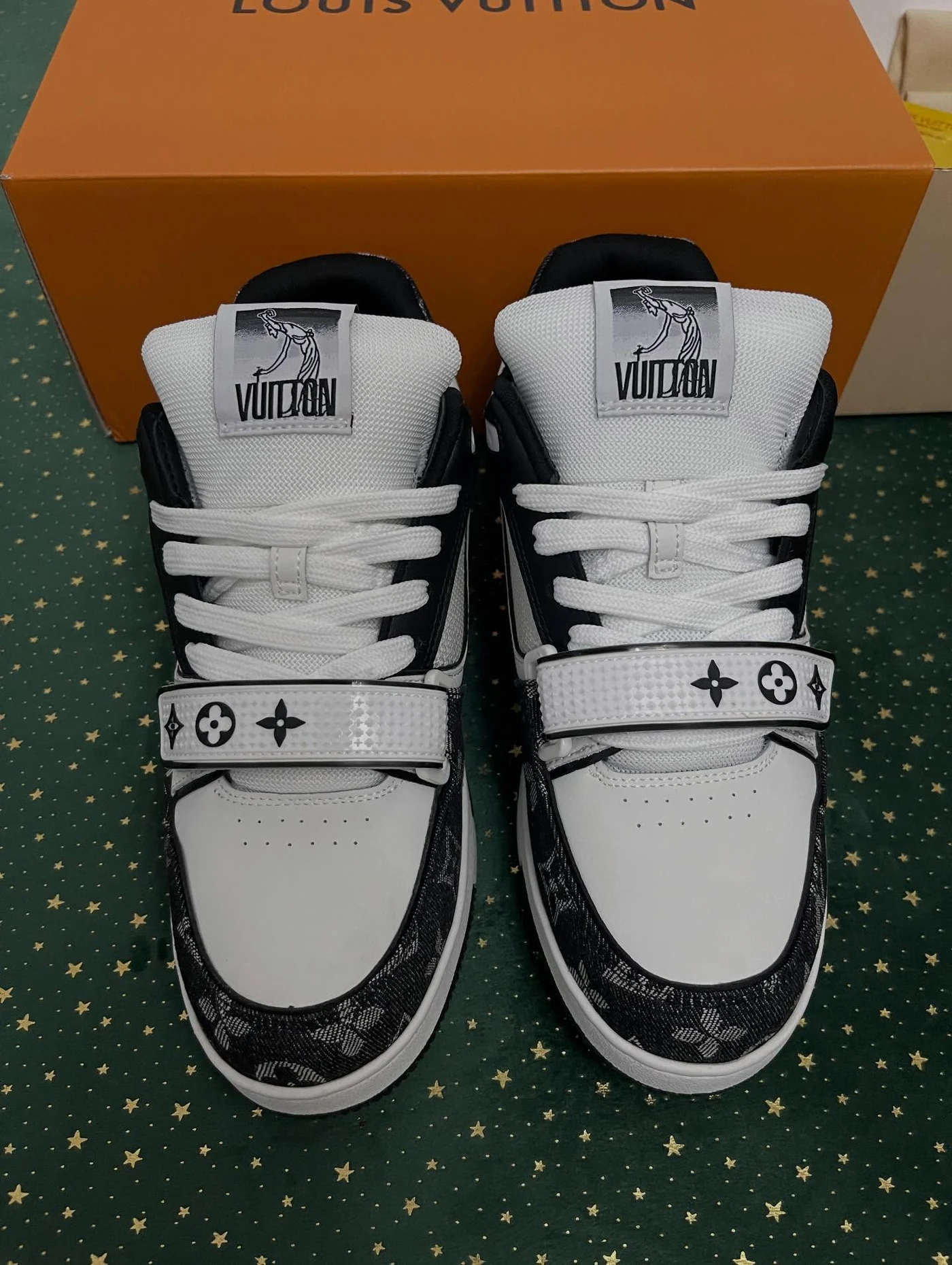 LV Trainer Velcro Strap Monogram Denim, imaginea 12