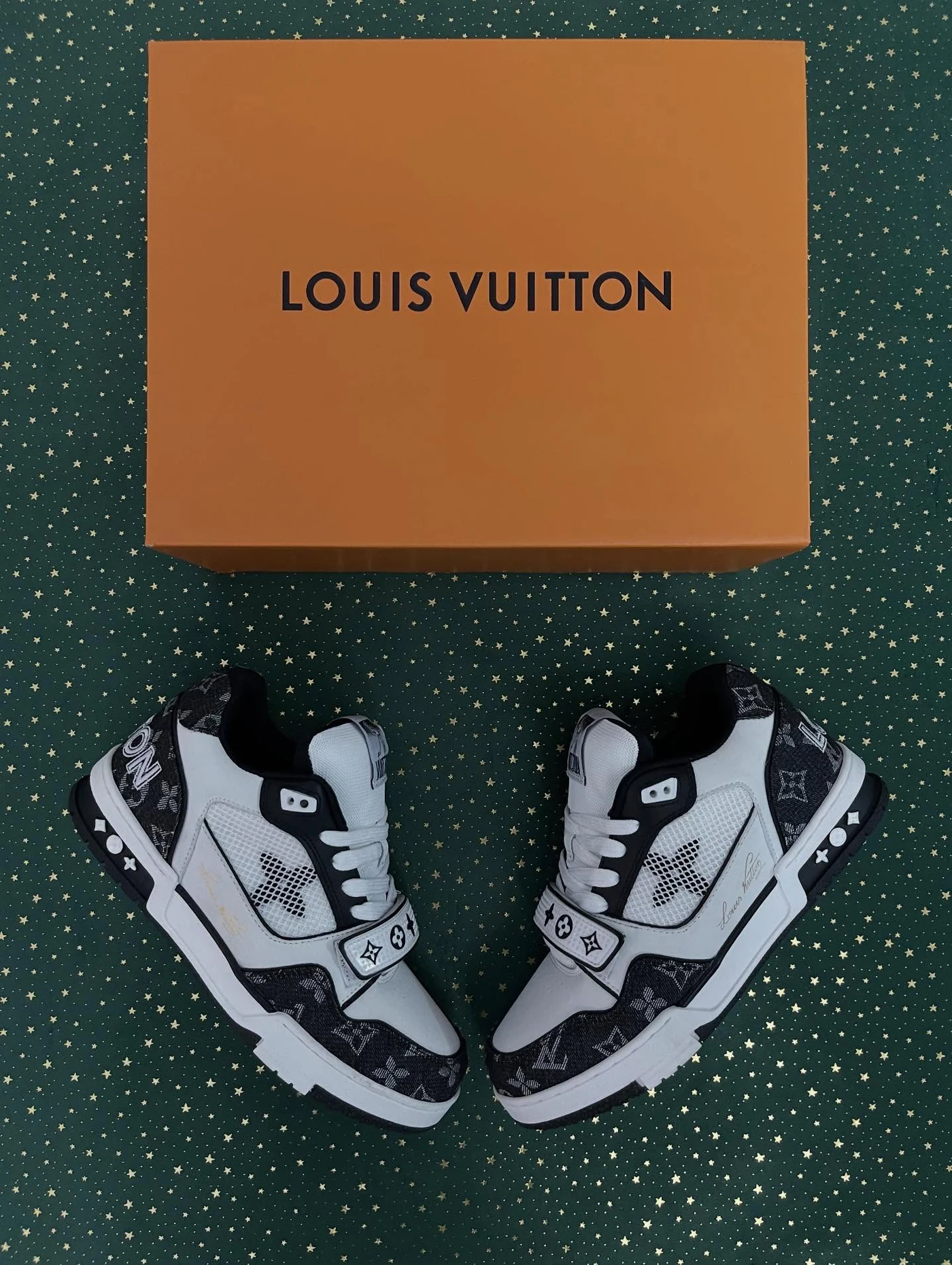 LV Trainer Velcro Strap Monogram Denim, imaginea 2