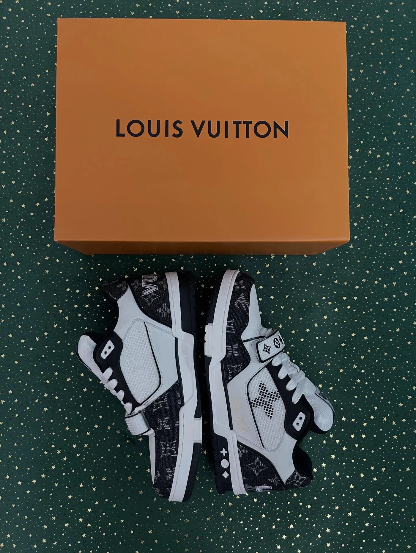 LV Trainer Velcro Strap Monogram Denim, imaginea 5