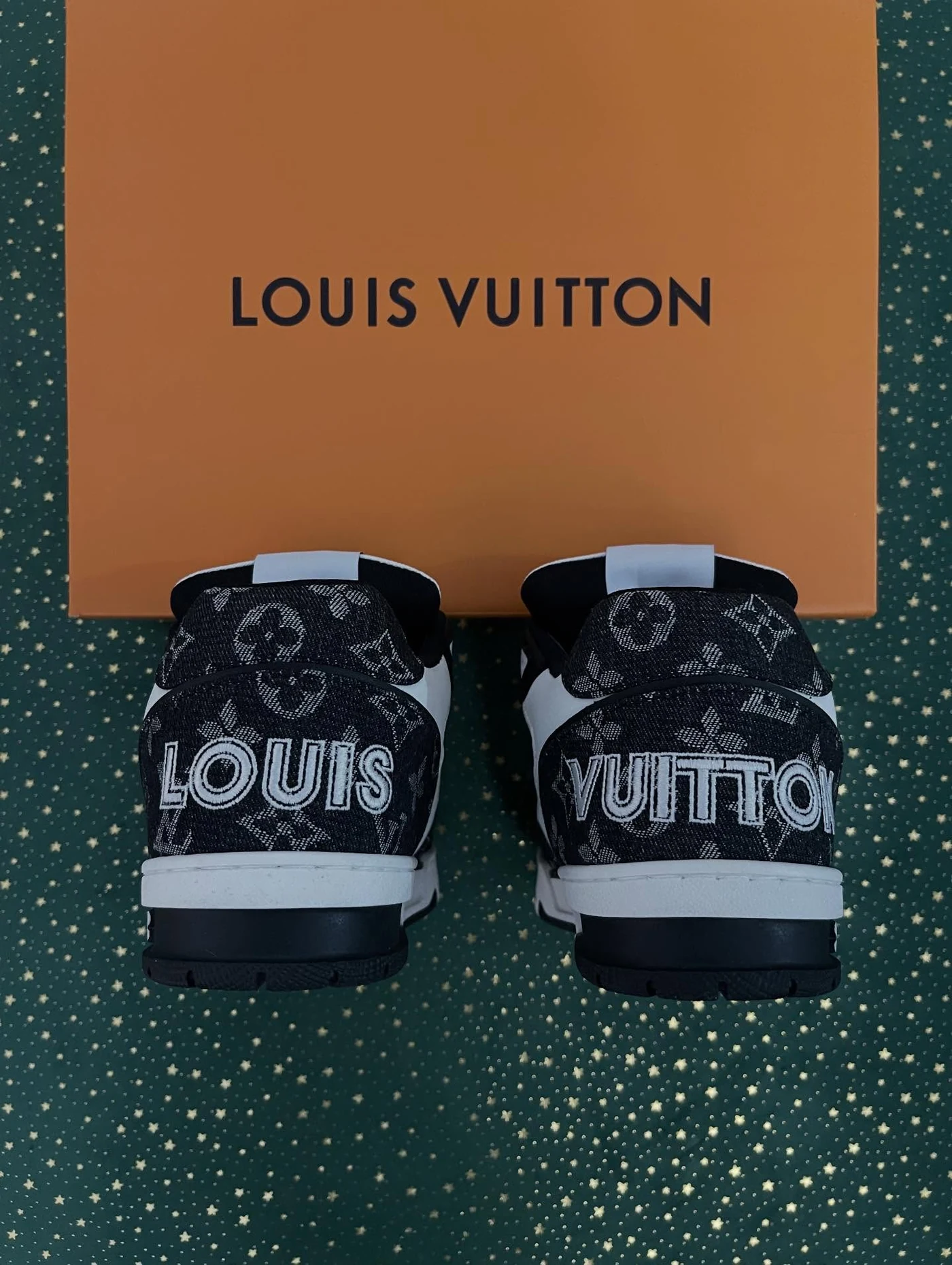 LV Trainer Velcro Strap Monogram Denim, imaginea 7