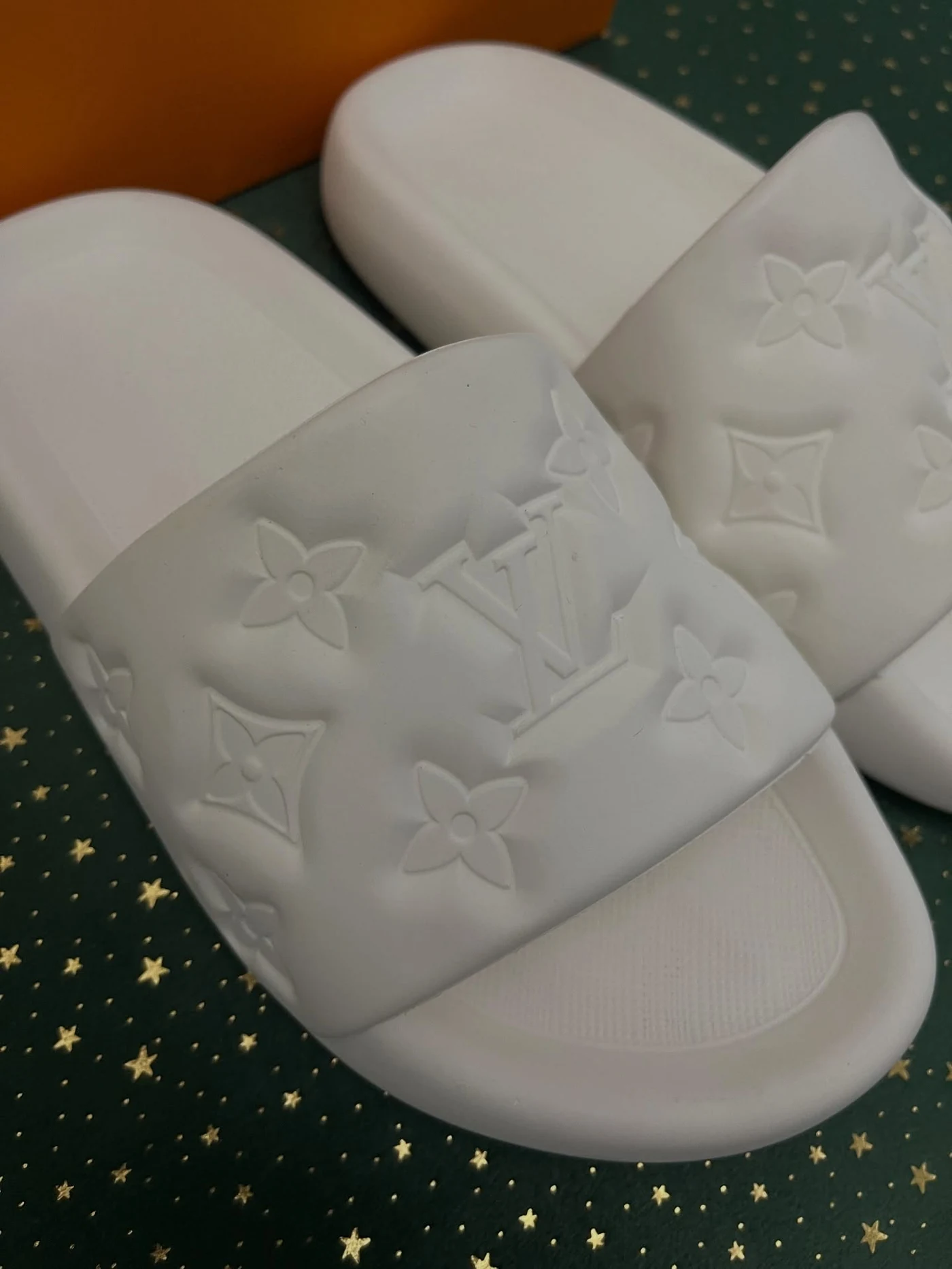 LV Waterfront Mule White, imaginea 3