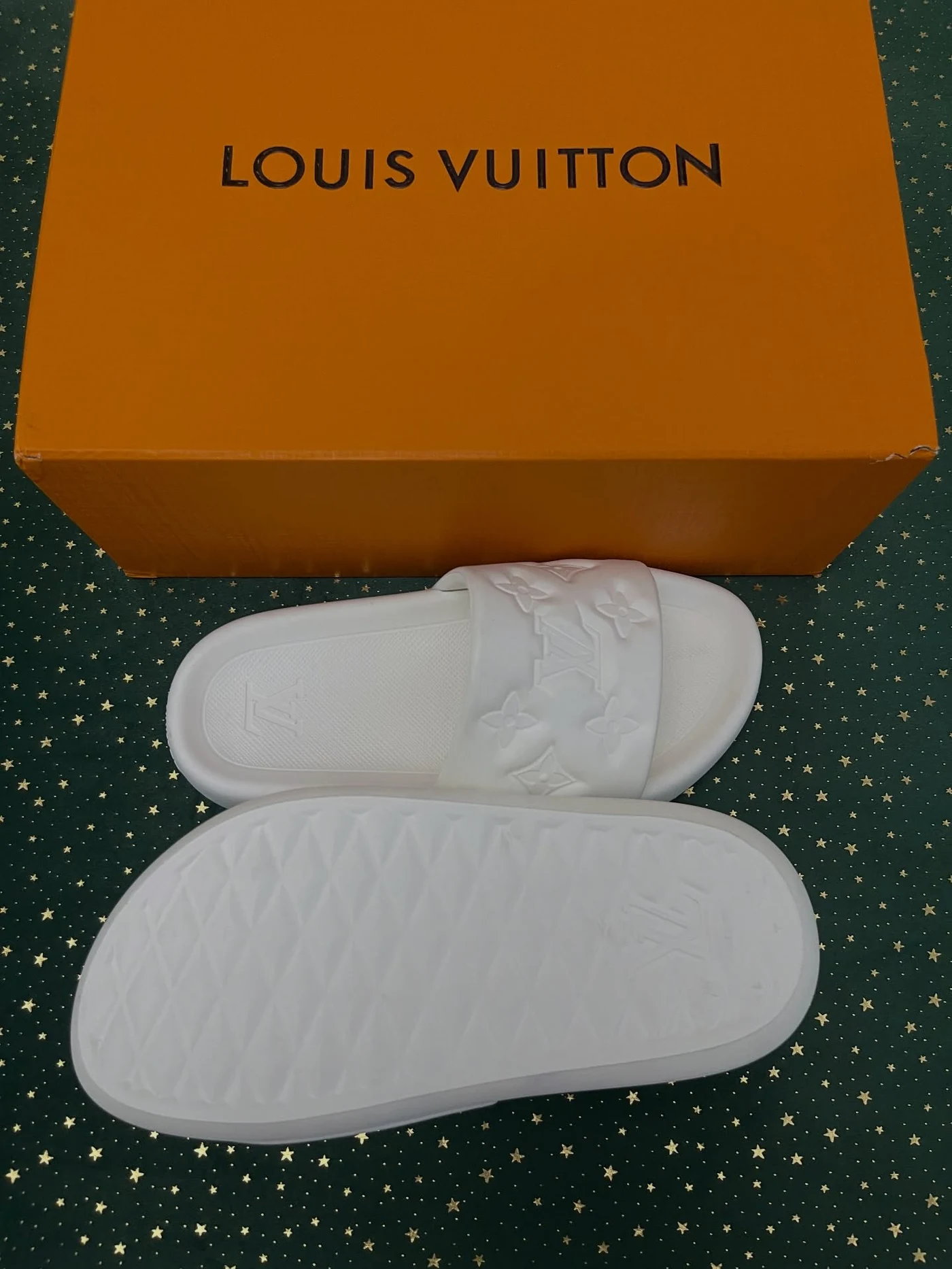 LV Waterfront Mule White, imaginea 7