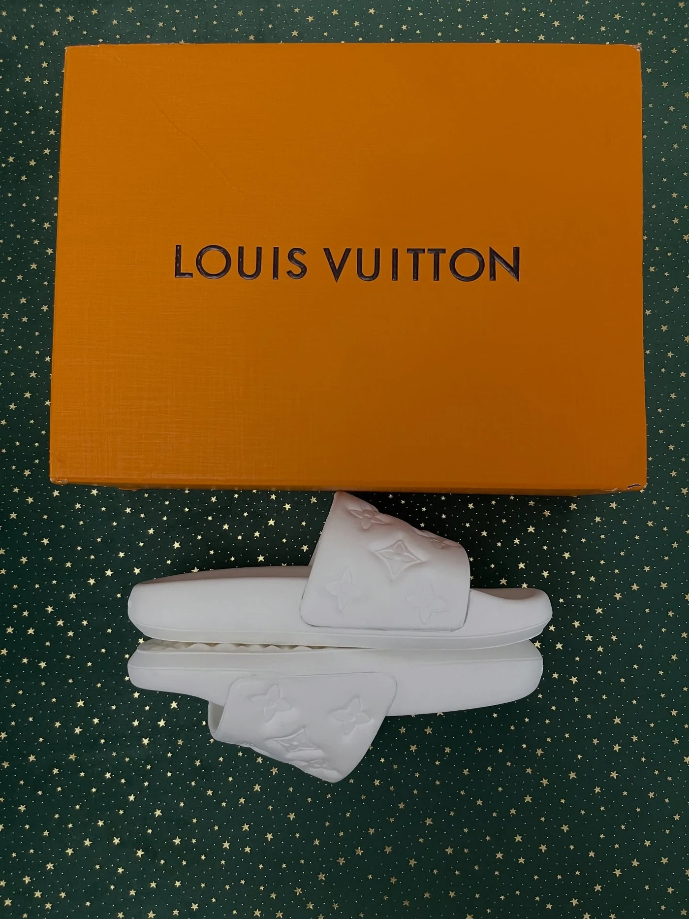 LV Waterfront Mule White, imaginea 9