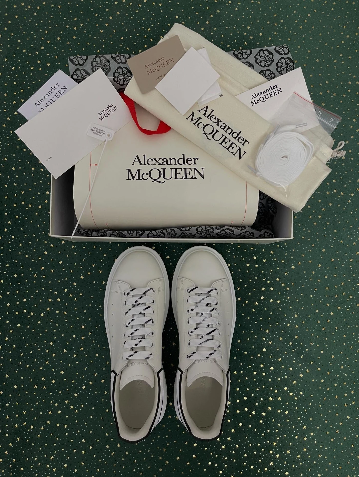McQueen New Tech Calf White Outline, imaginea 11