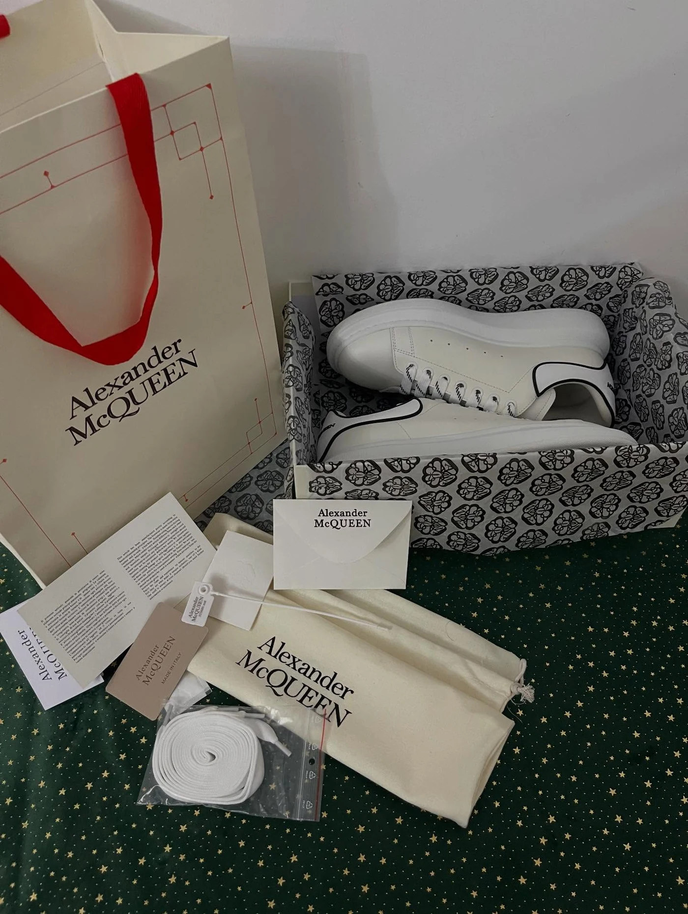 McQueen New Tech Calf White Outline, imaginea 13