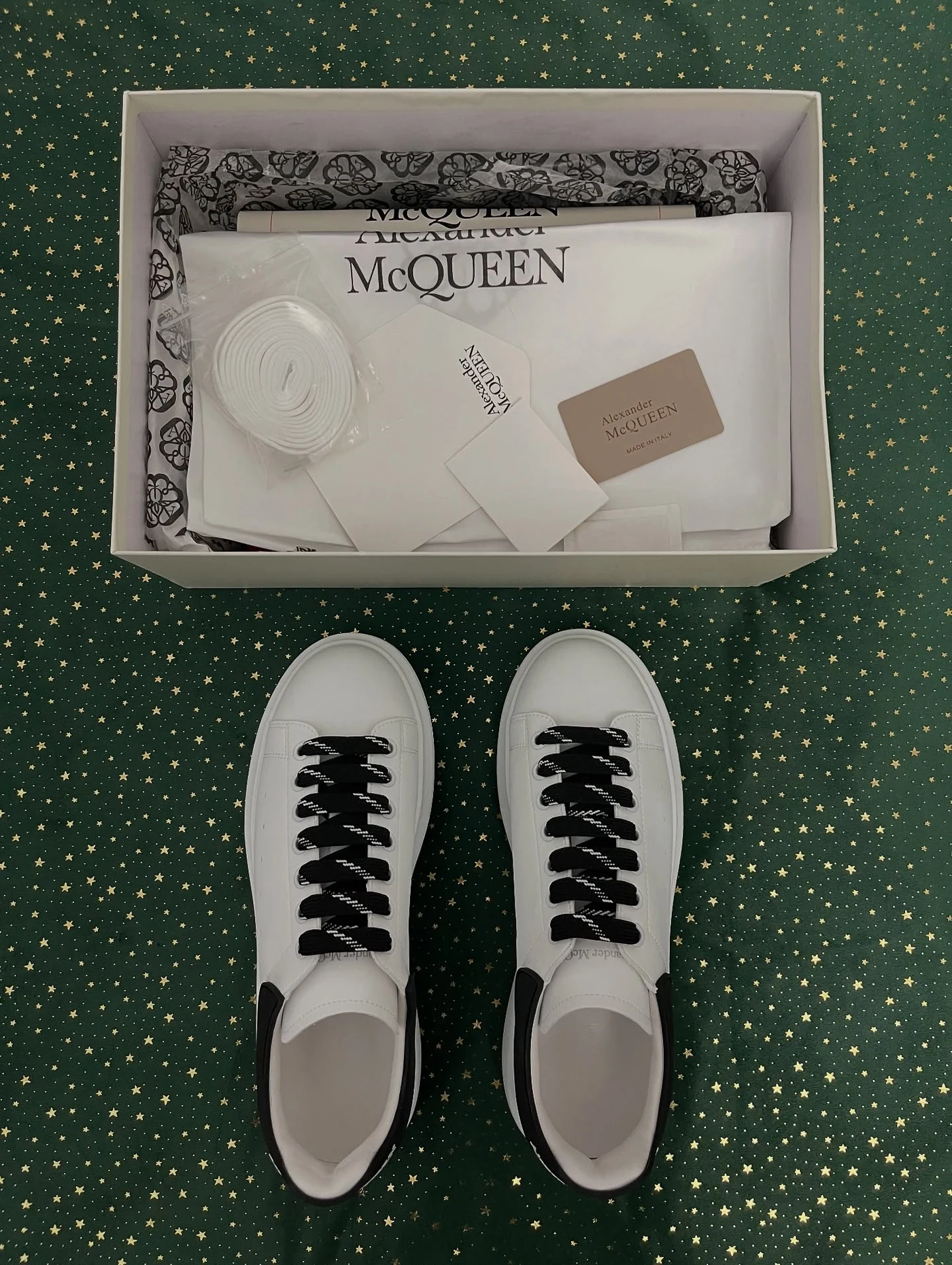 McQueen New Tech Calf White Black, imaginea 8