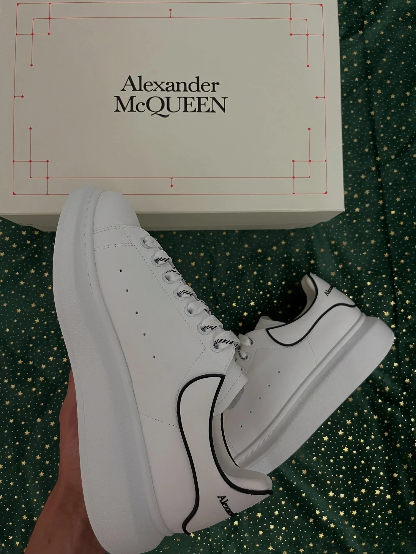 McQueen New Tech Calf Grey Outline, imaginea 7