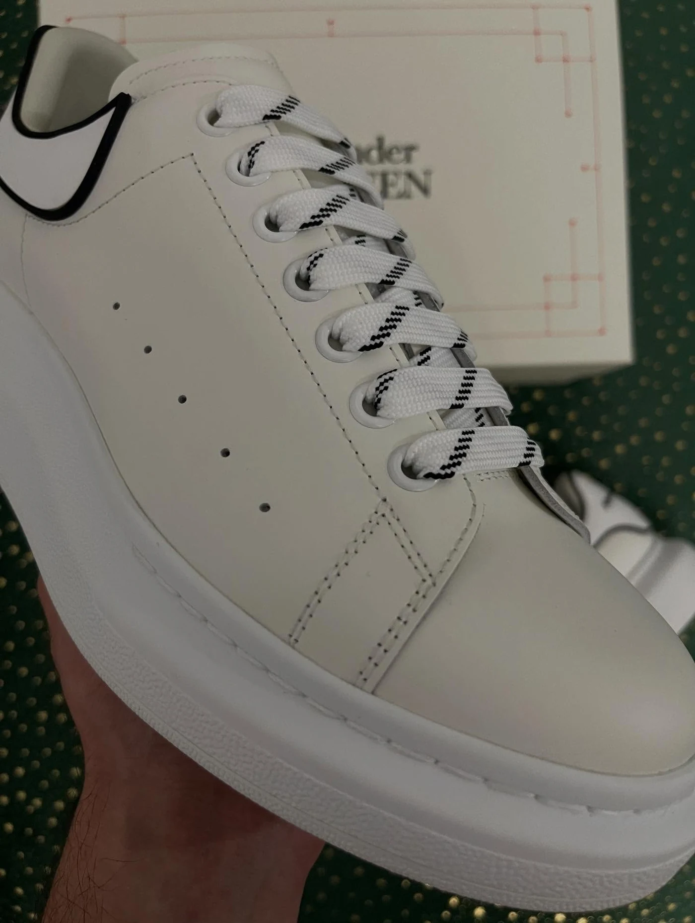 McQueen New Tech Calf White Outline, imaginea 6