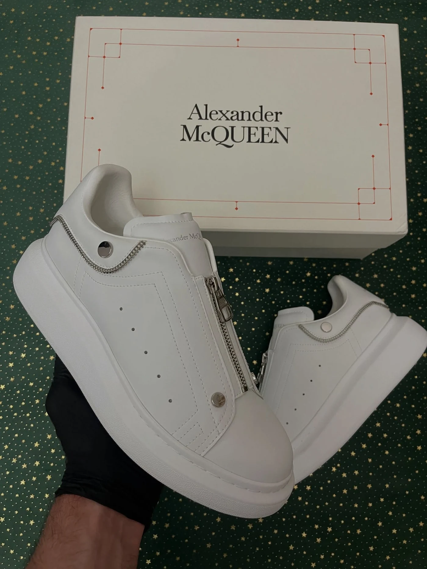 McQueen Zipper Tooth White, imaginea 3