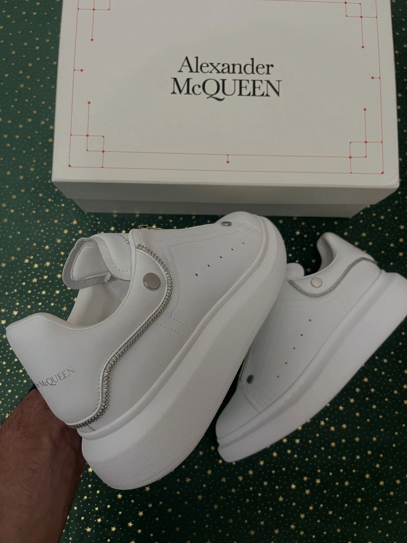 McQueen Zipper Tooth White, imaginea 4