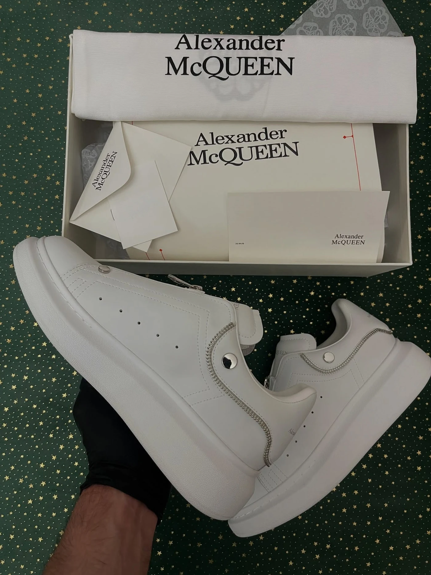 McQueen Zipper Tooth White, imaginea 6