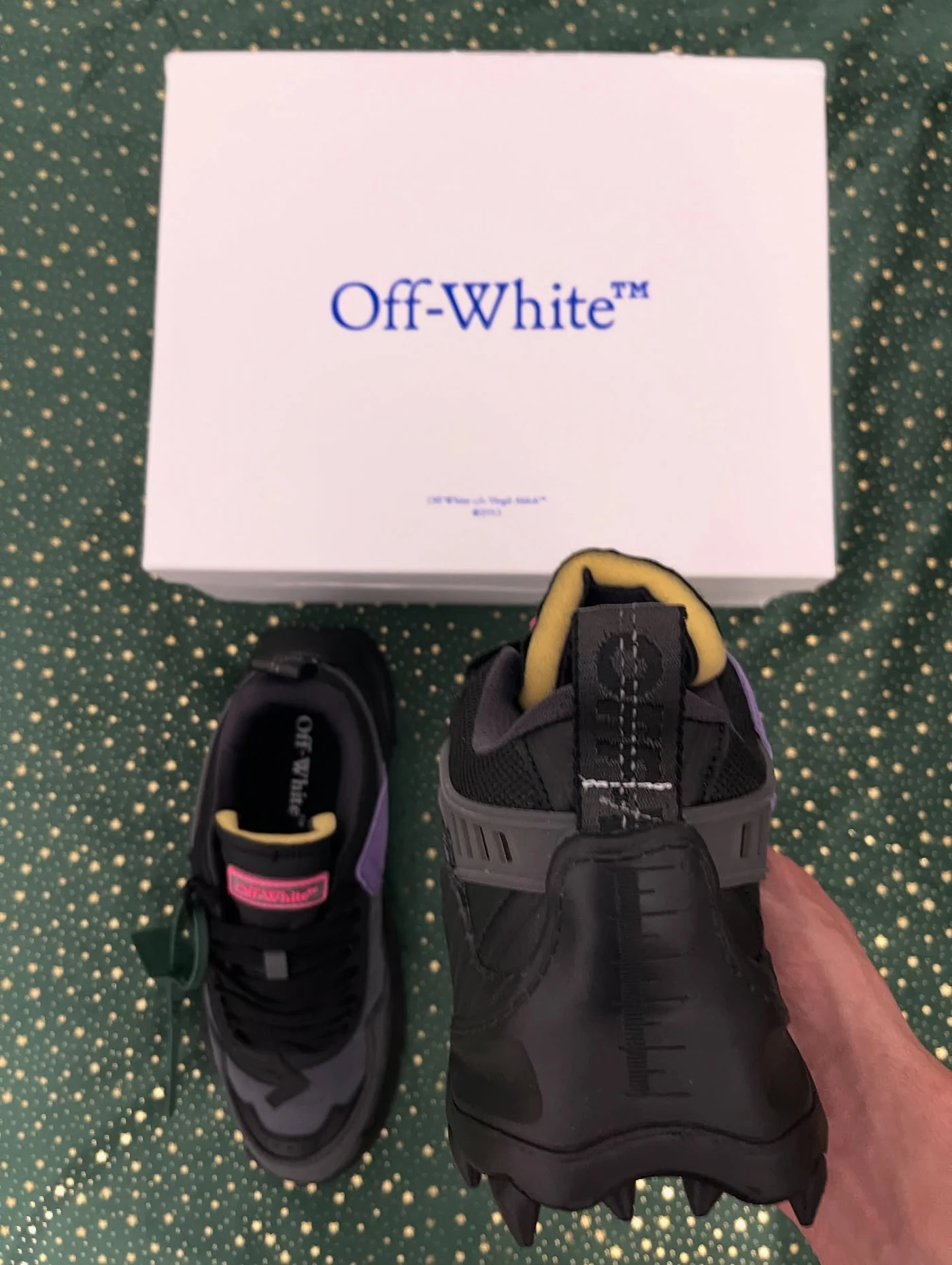 Off-White Odsy-1000 Black Grey Fuchsia, imaginea 11