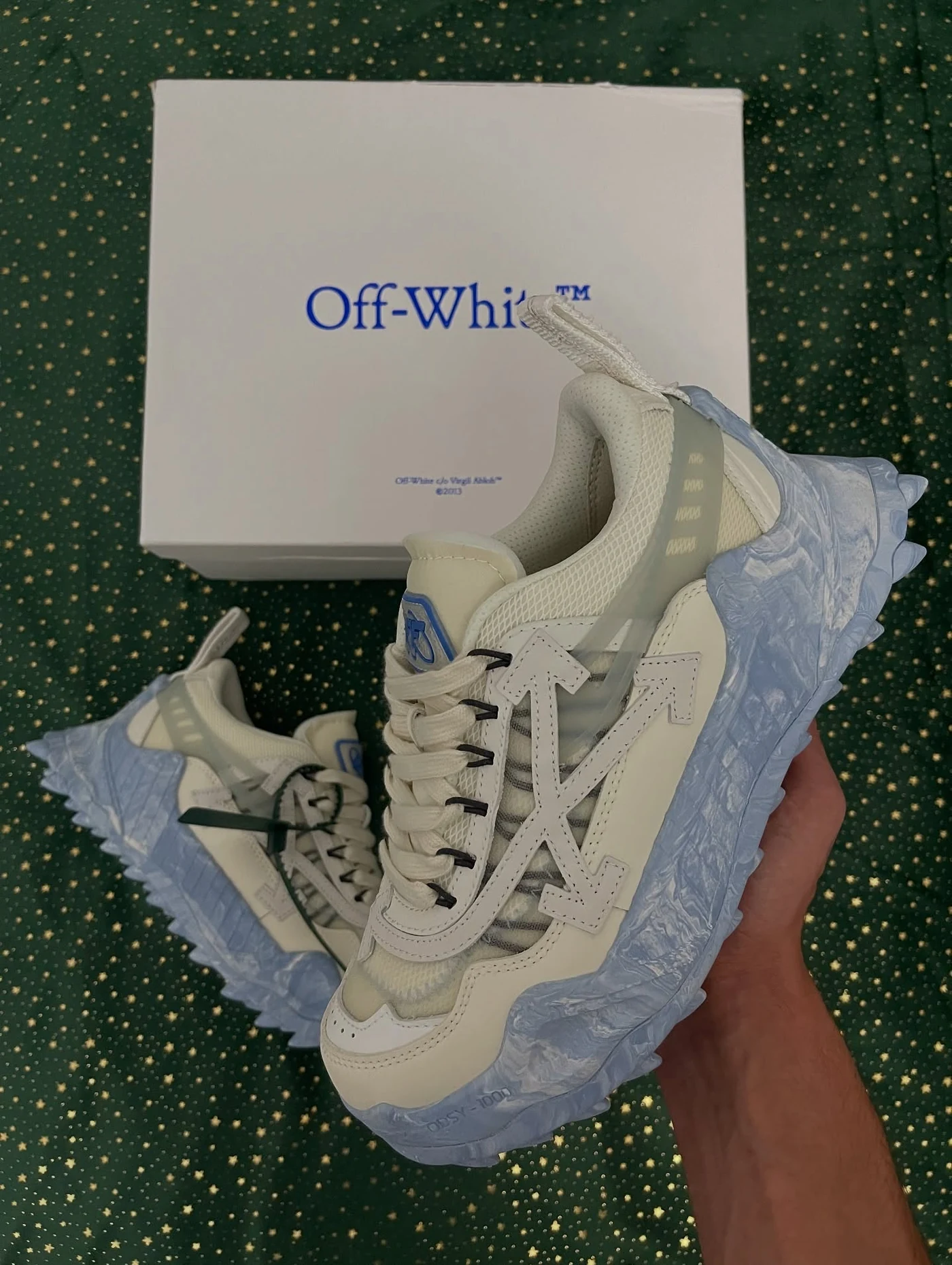 Off-White Odsy-1000 Blue Marble, imaginea 4