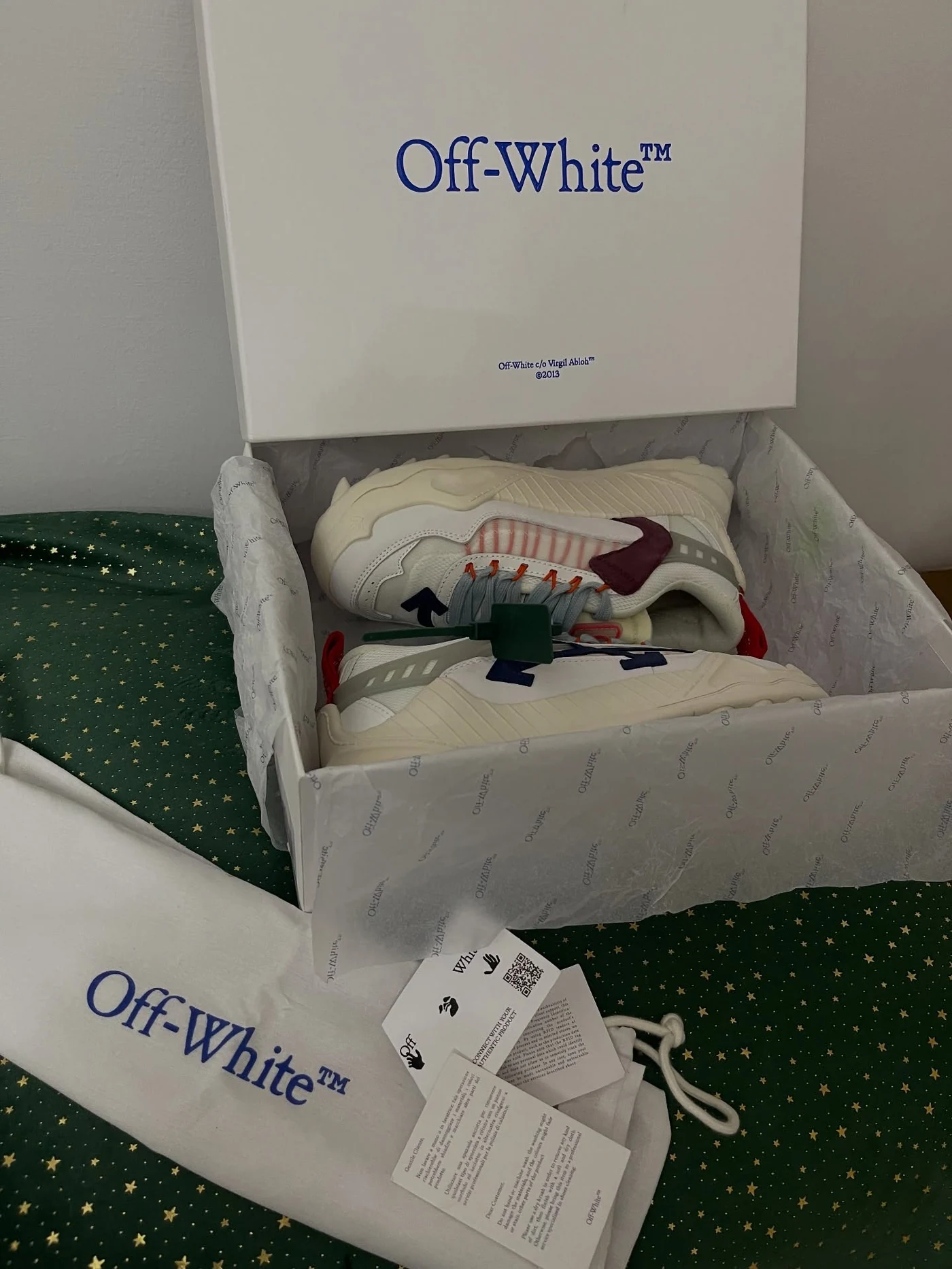 Off-White Odsy-1000 Cream White Blue, imaginea 14