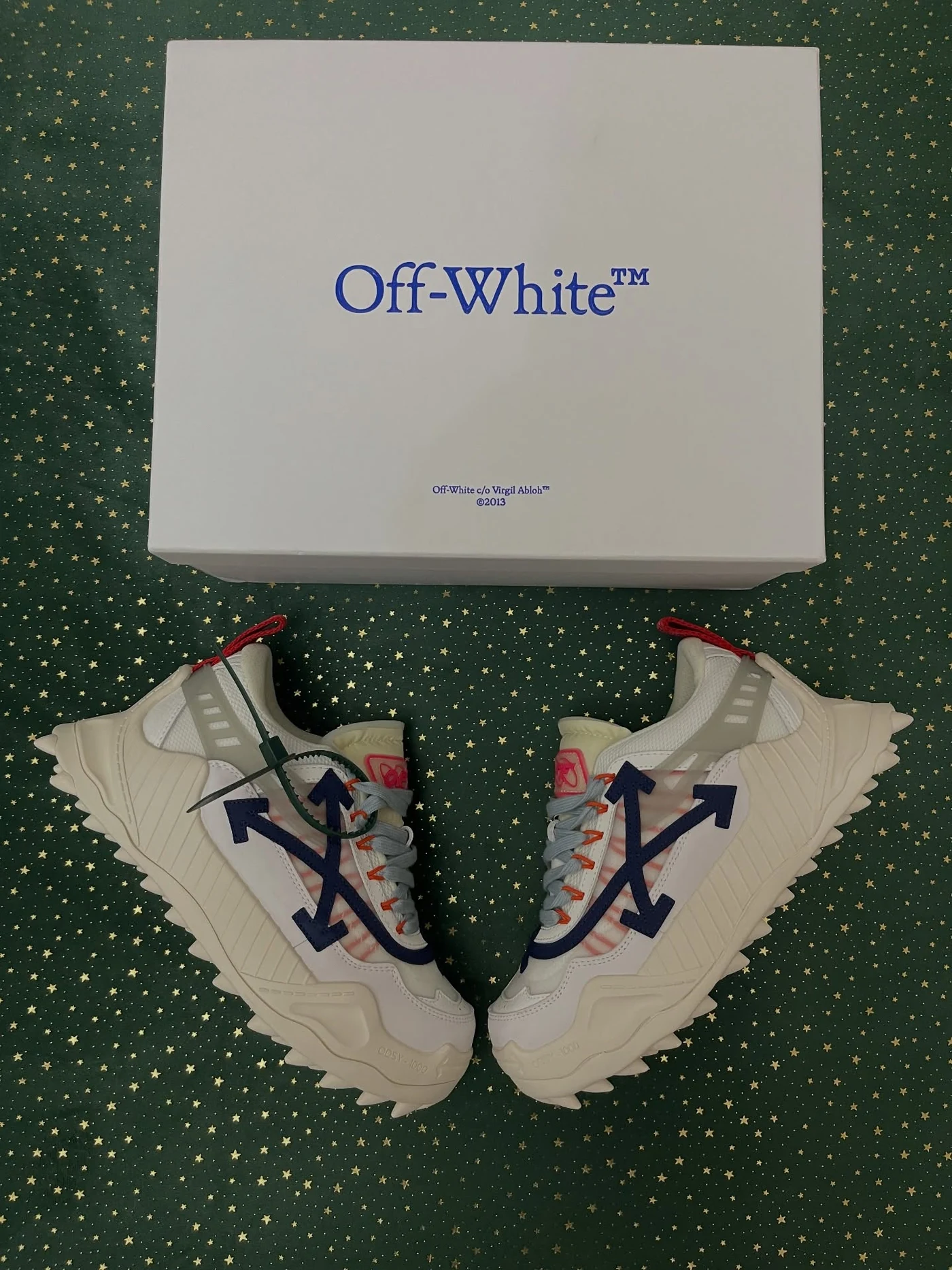Off-White Odsy-1000 Cream White Blue, imaginea 2
