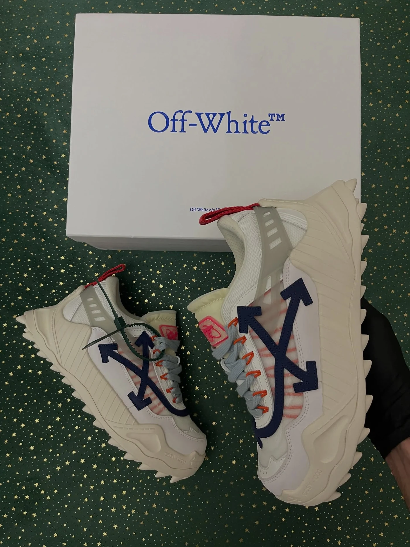 Off-White Odsy-1000 Cream White Blue, imaginea 3