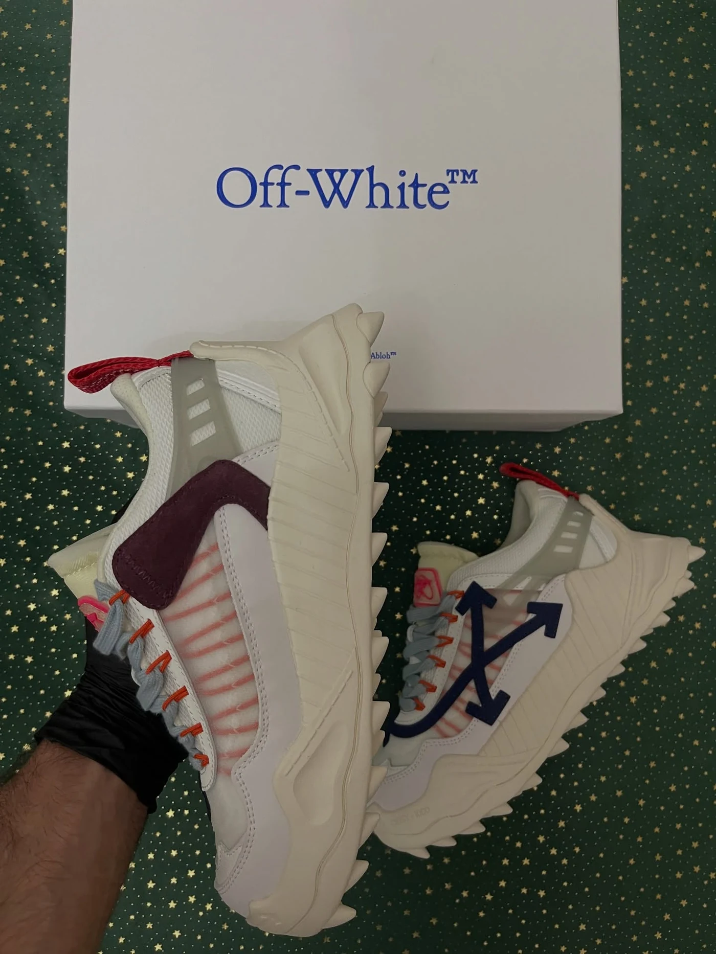 Off-White Odsy-1000 Cream White Blue, imaginea 6