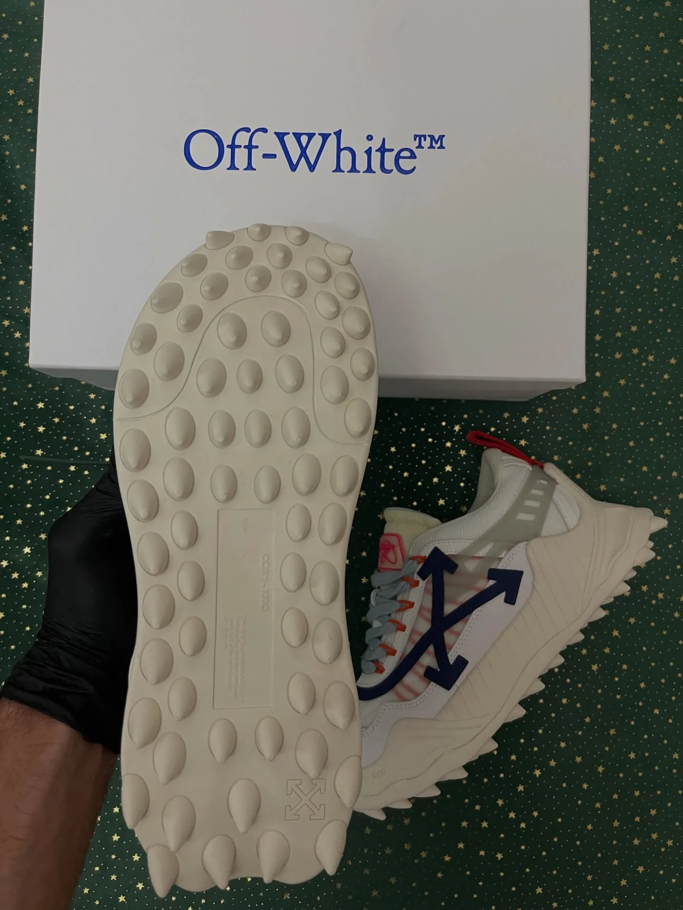 Off-White Odsy-1000 Cream White Blue, imaginea 7