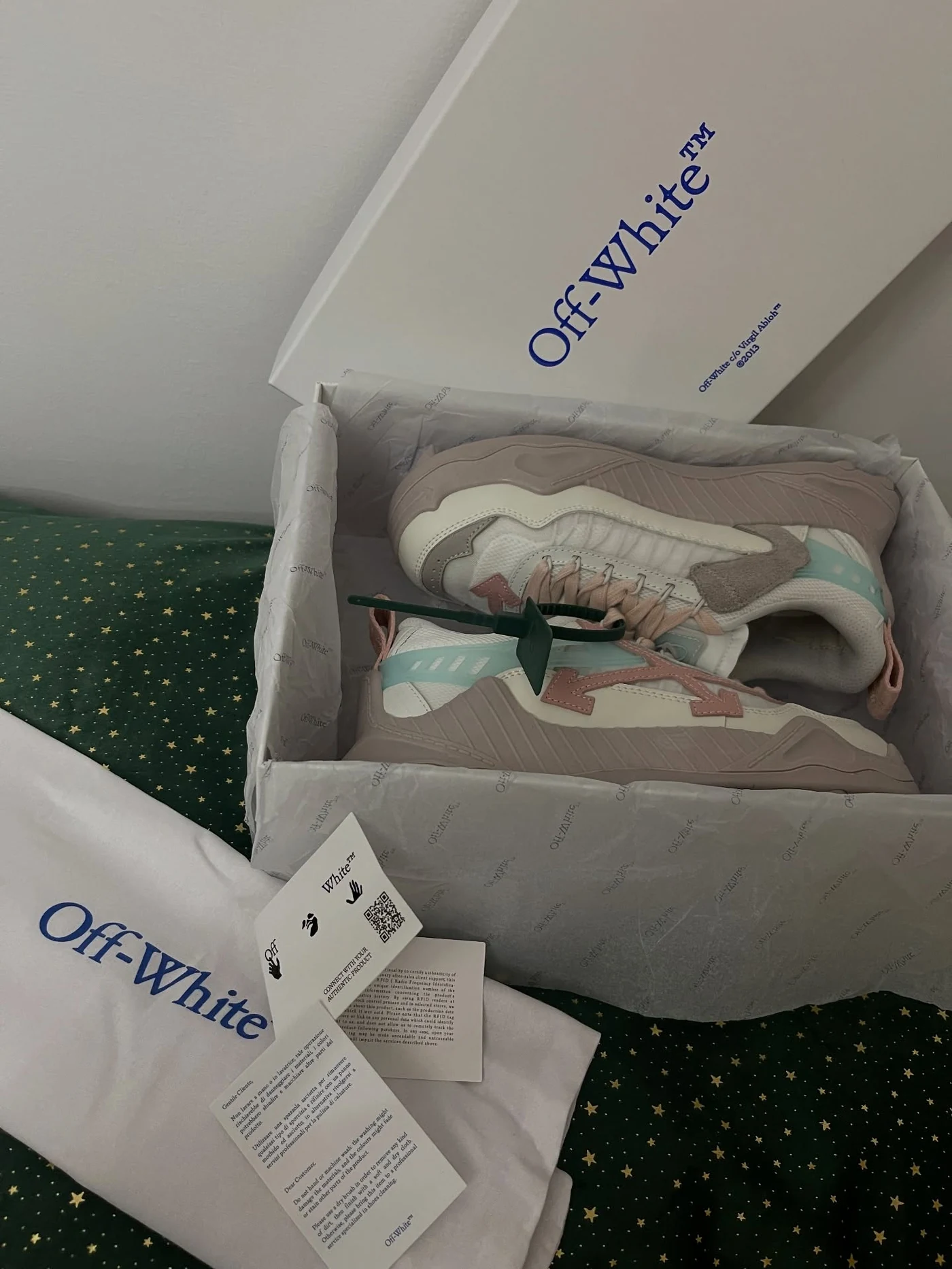 Off-White Odsy-1000 Grey Powder Pink, imaginea 14