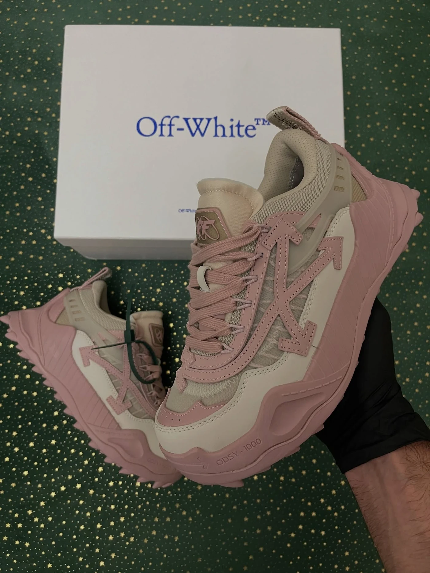 Off-White Odsy-1000 Pink & Beige, imaginea 4