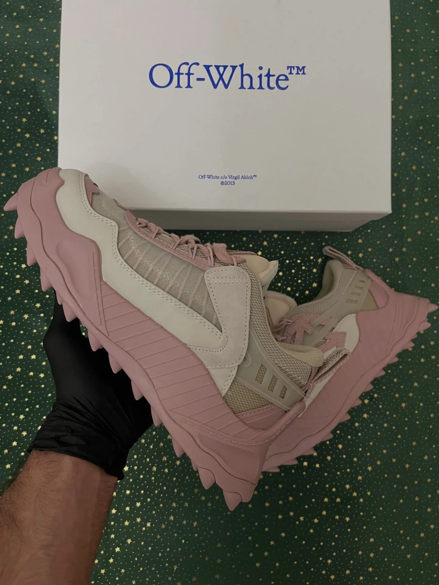 Off-White Odsy-1000 Pink & Beige, imaginea 9