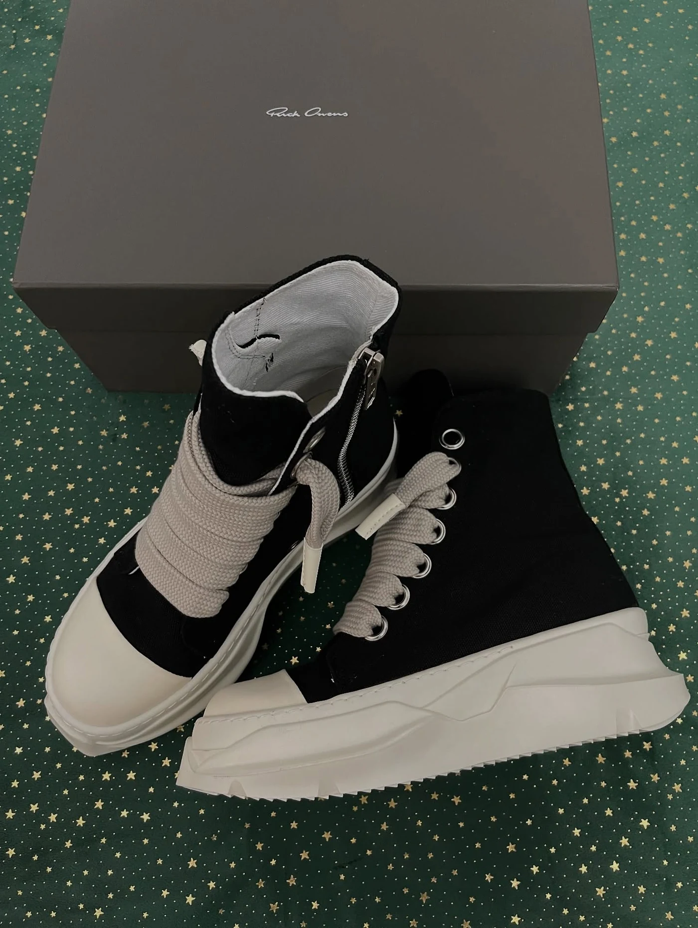 Rick Owens Abstract Jumbo Laces, imaginea 3