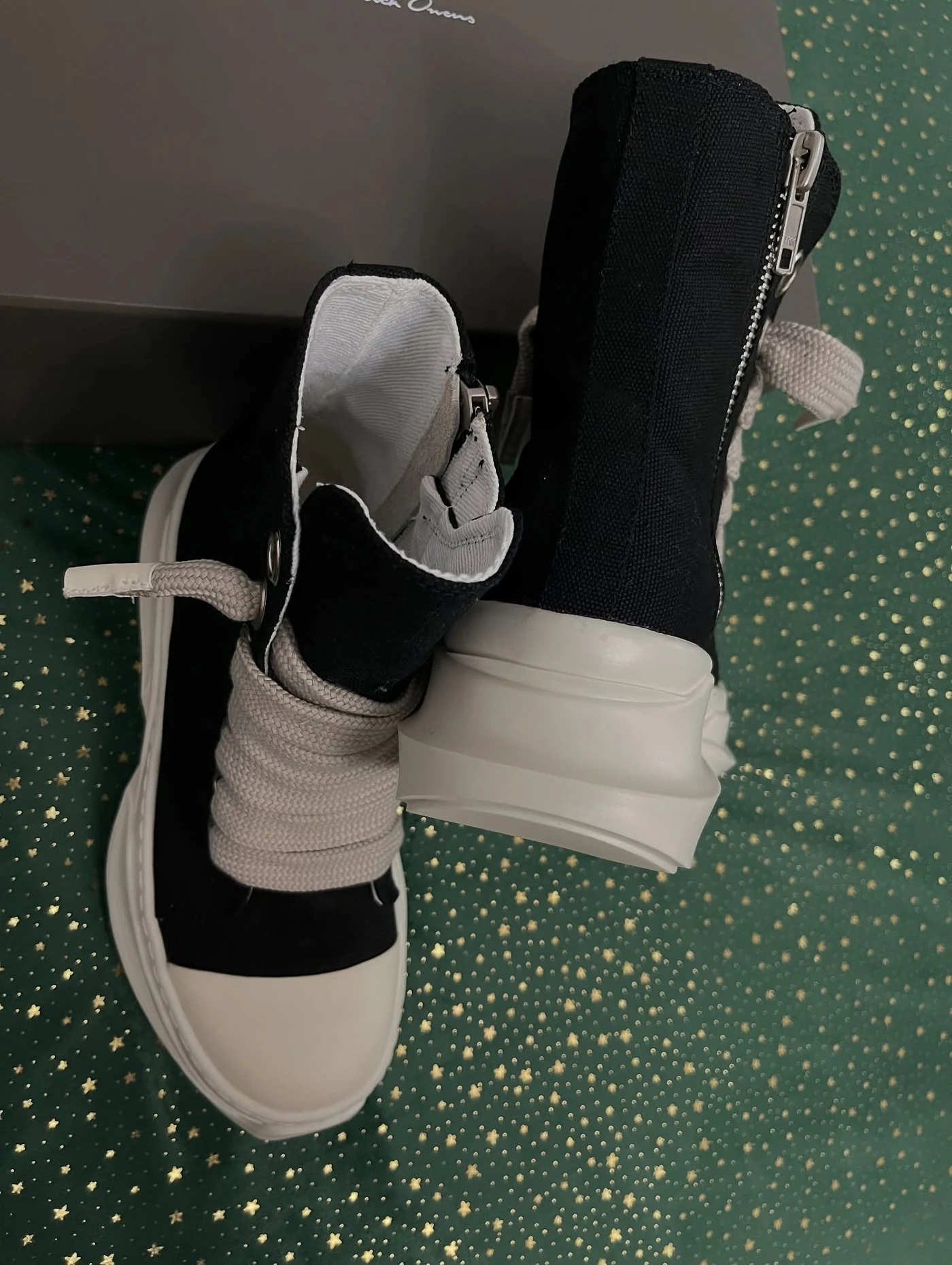Rick Owens Abstract Jumbo Laces, imaginea 9